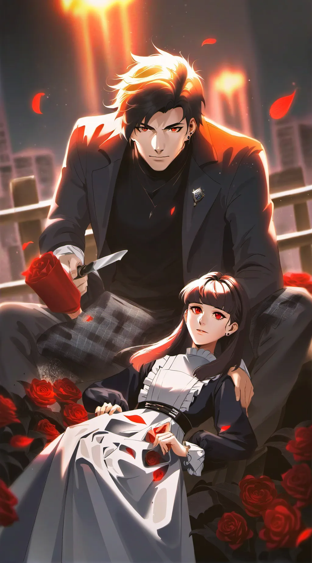 ai character: bro and sis background