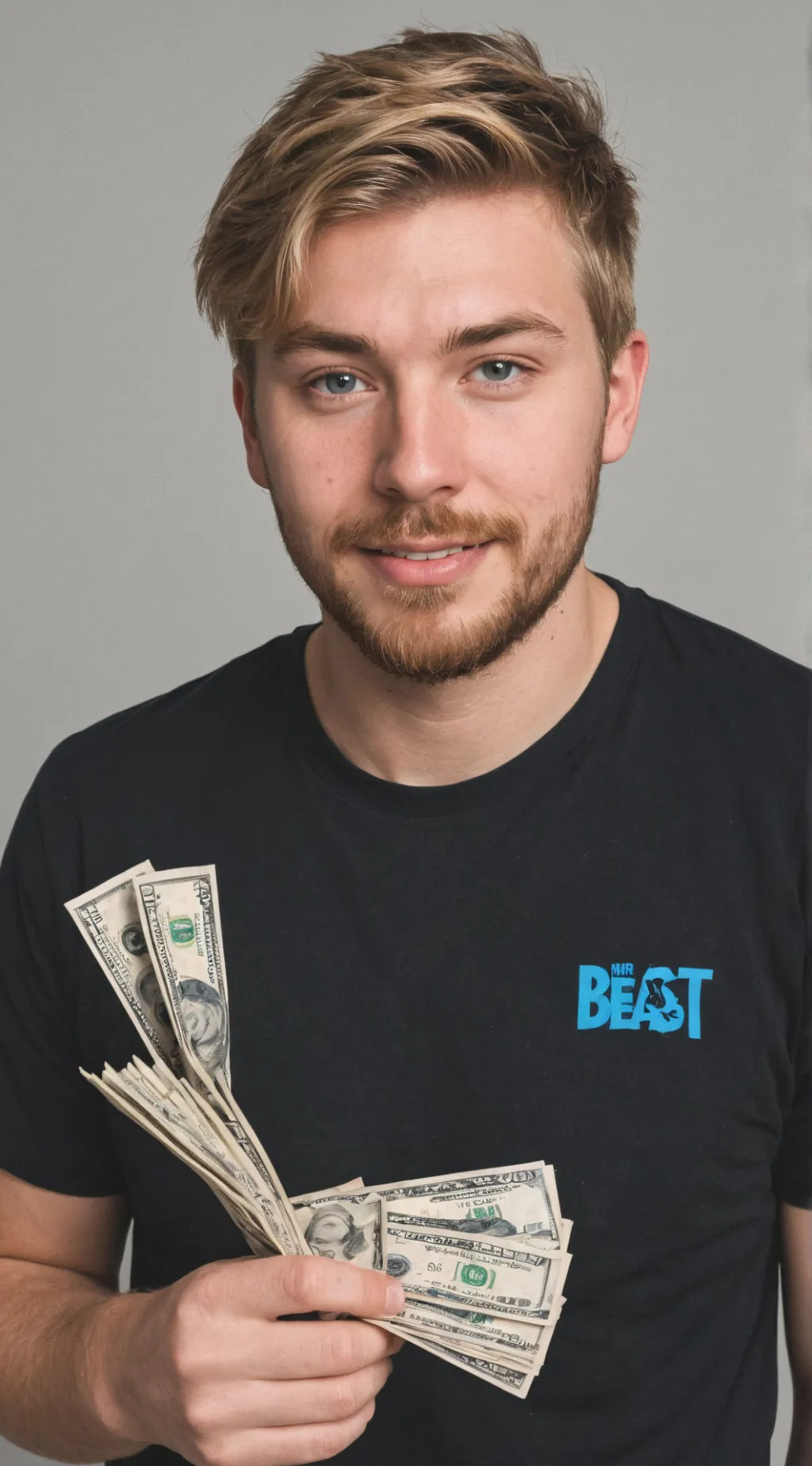 ai character: Mr Beast background