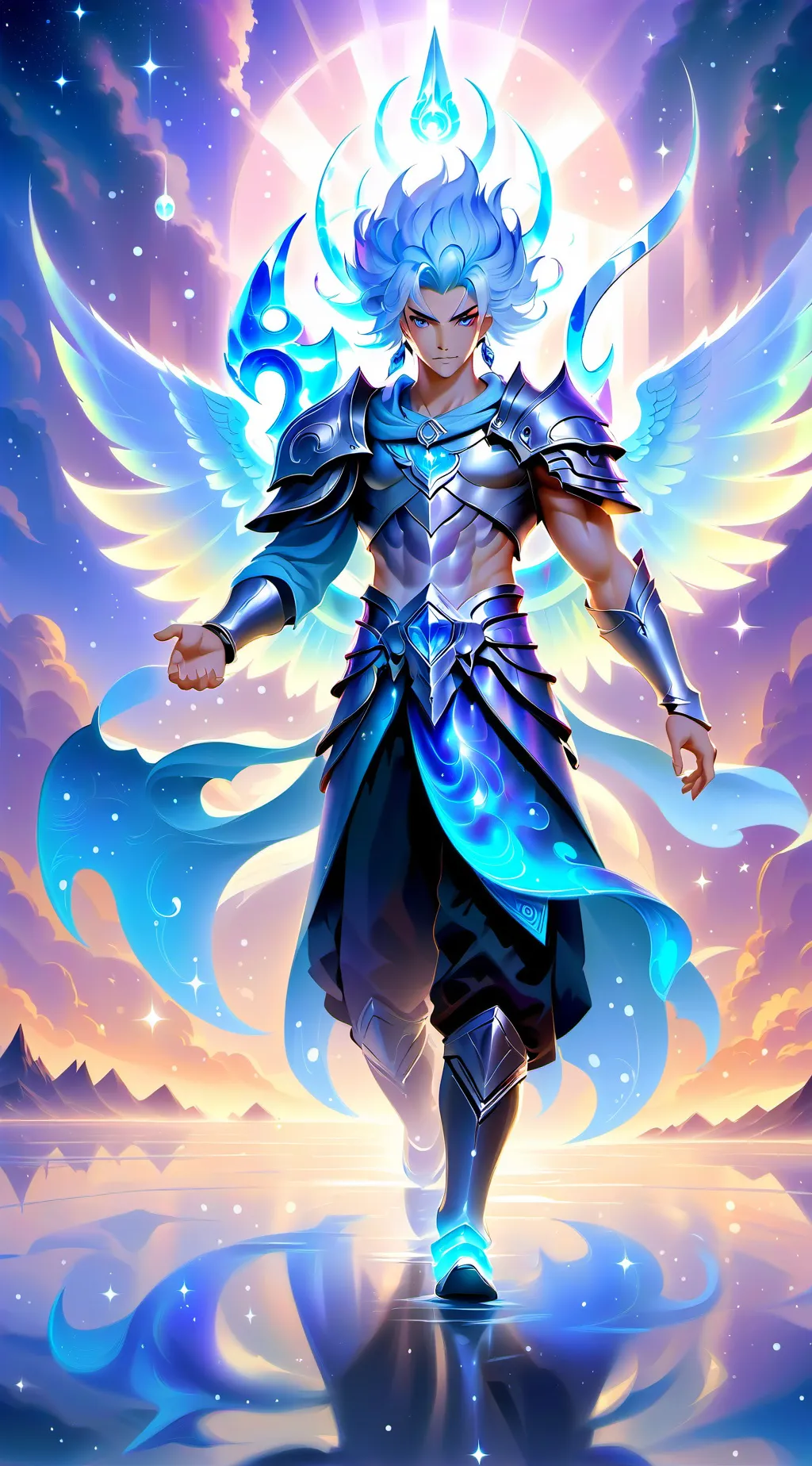ai character: Jesus background
