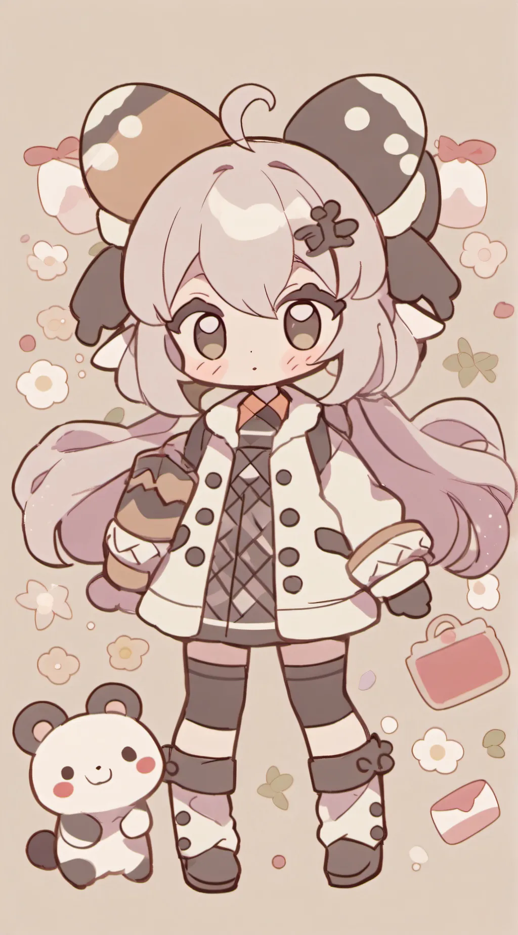 ai character: Little mia background