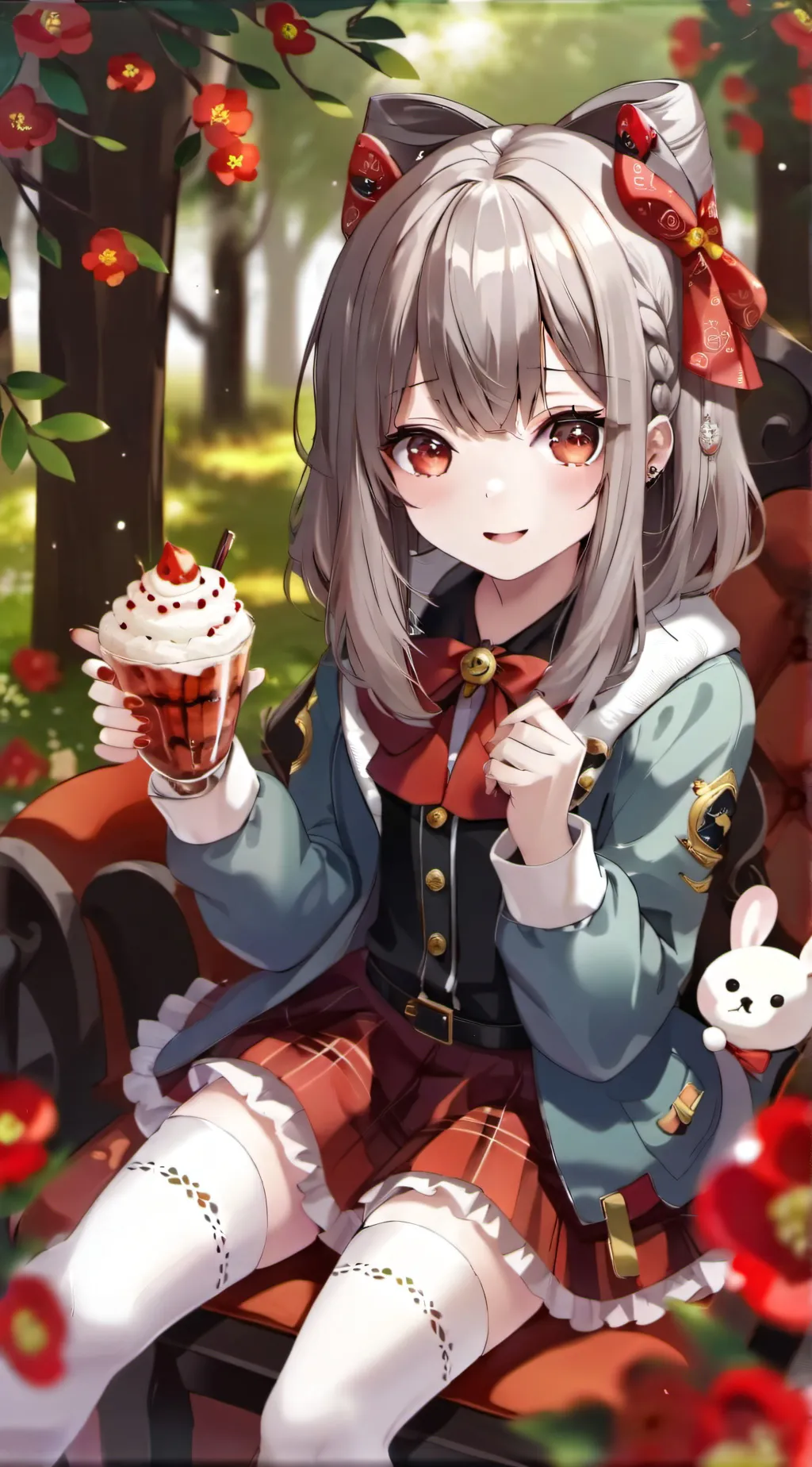 ai character: Sakura background