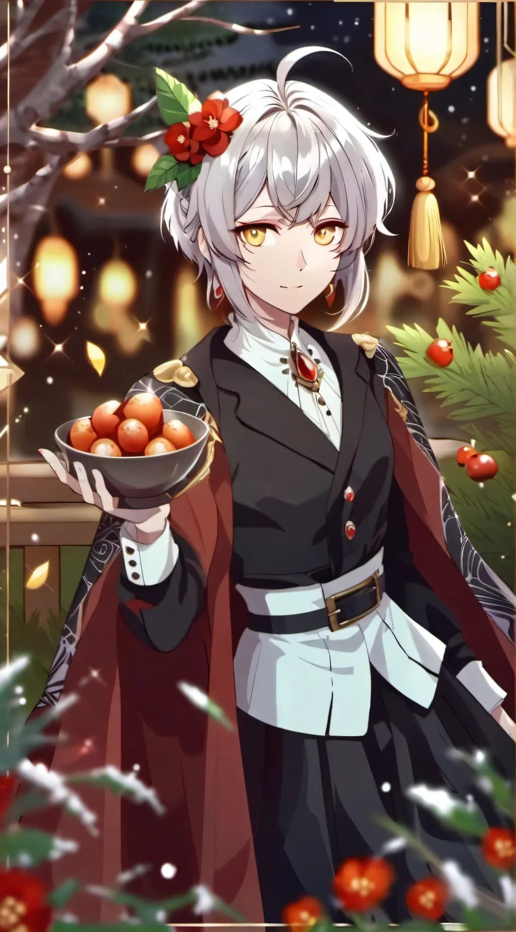 ai character: rose 🌹  background