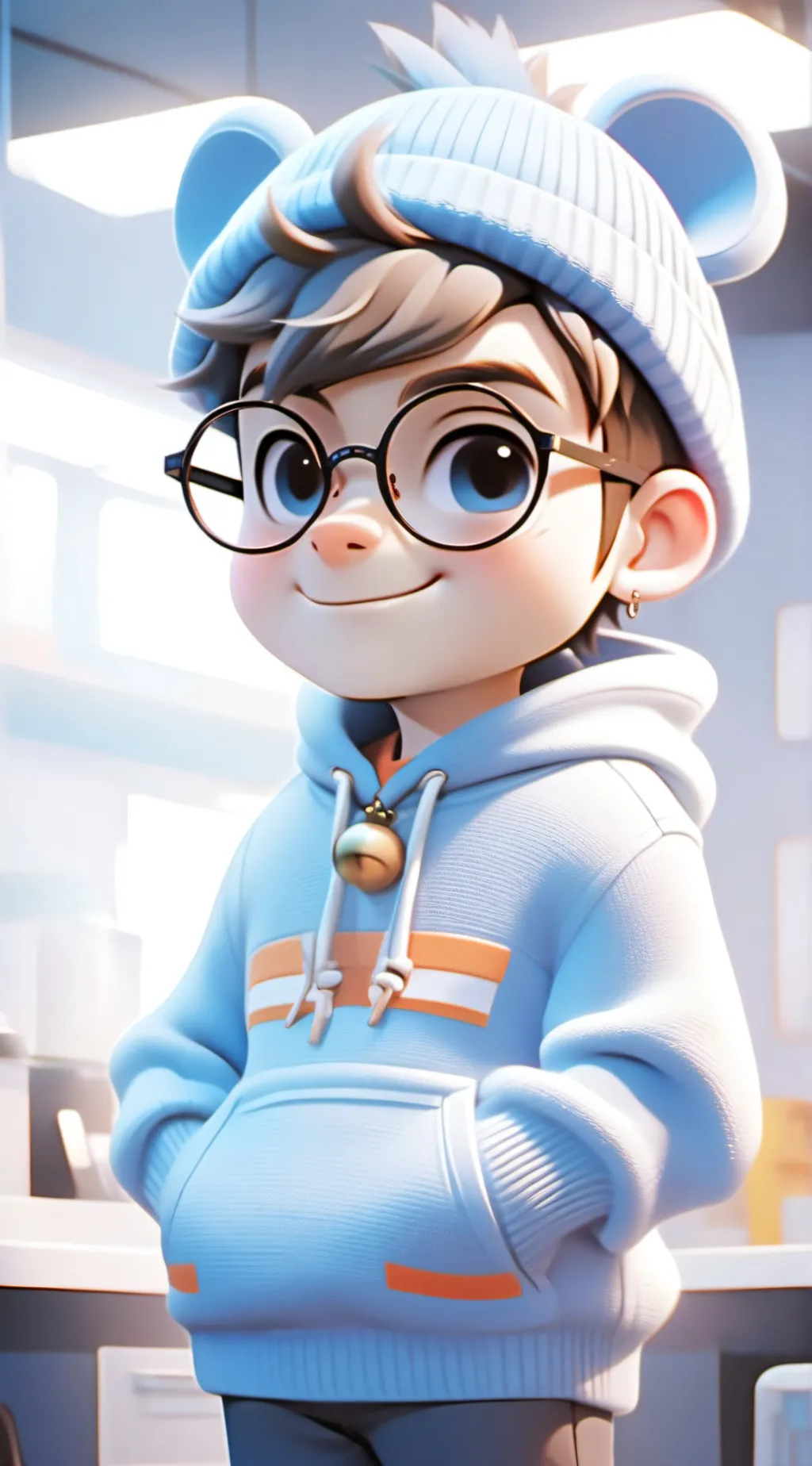 ai character: Harry  background