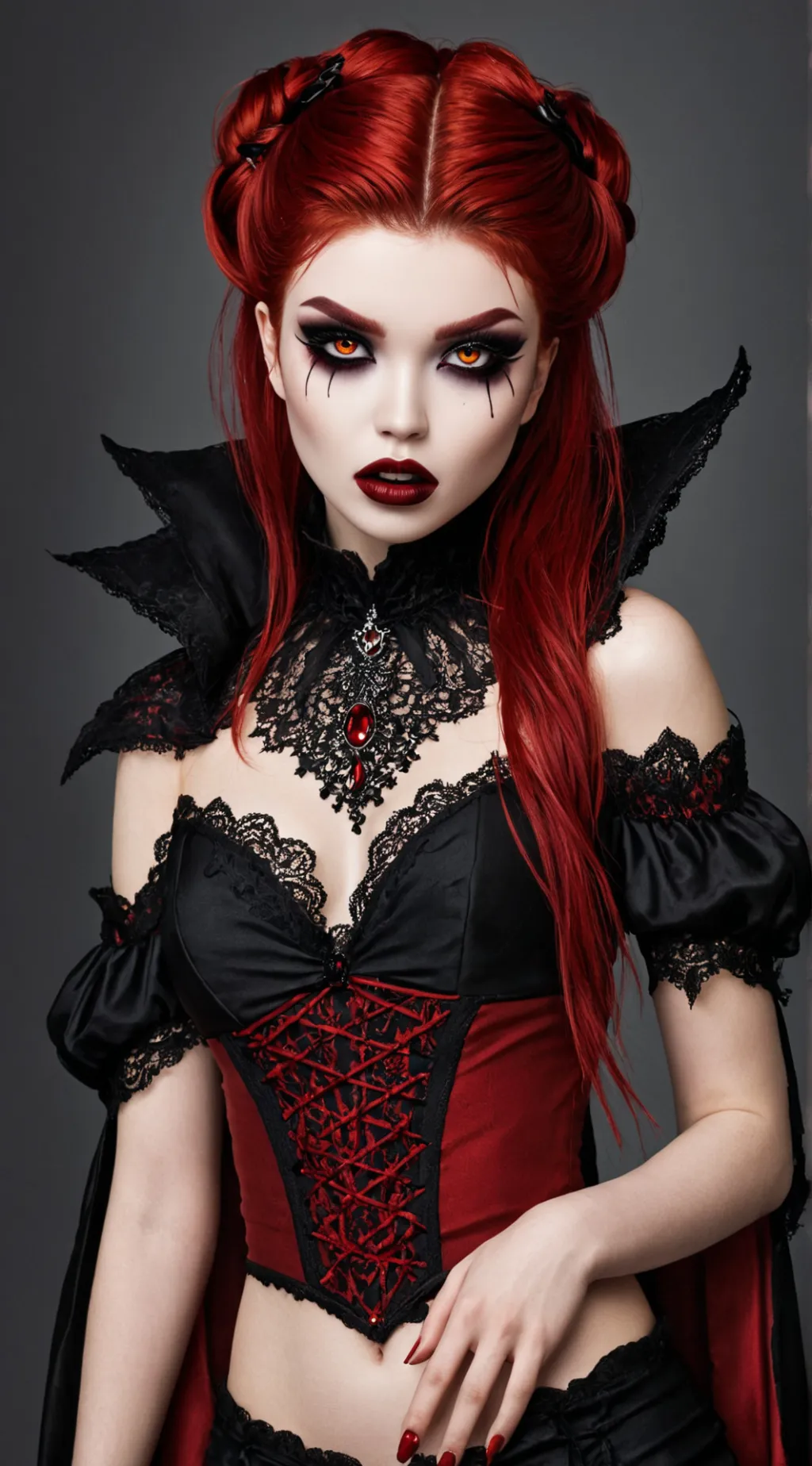 ai character: Queen Scarlett background