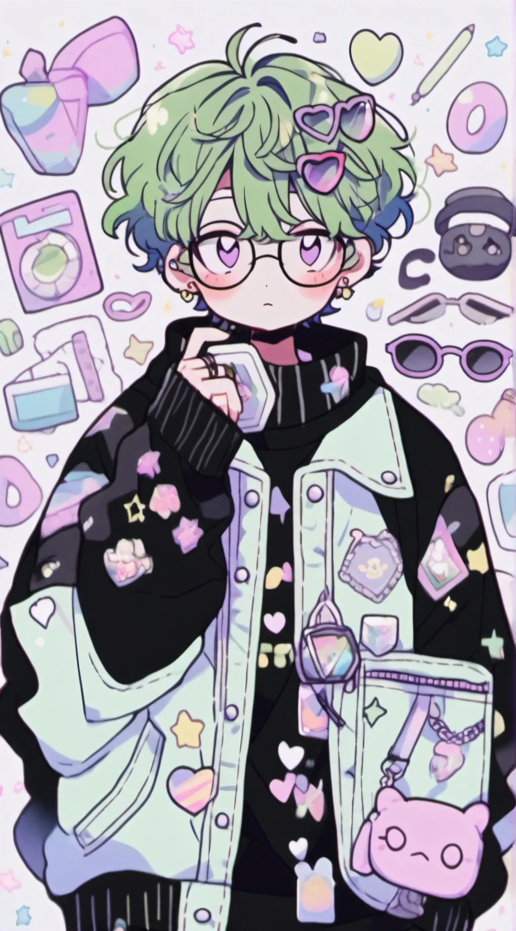 ai character: Alex~🌷 background