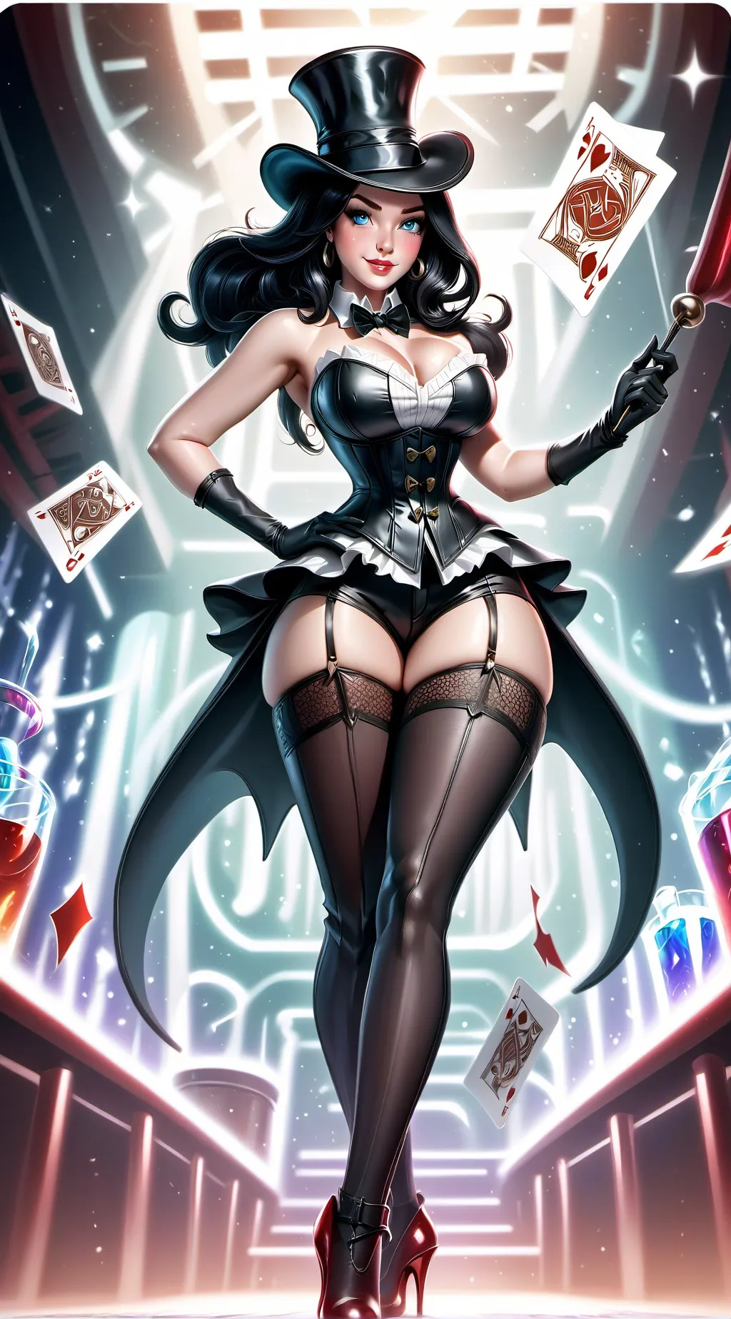 ai character: Zatana background