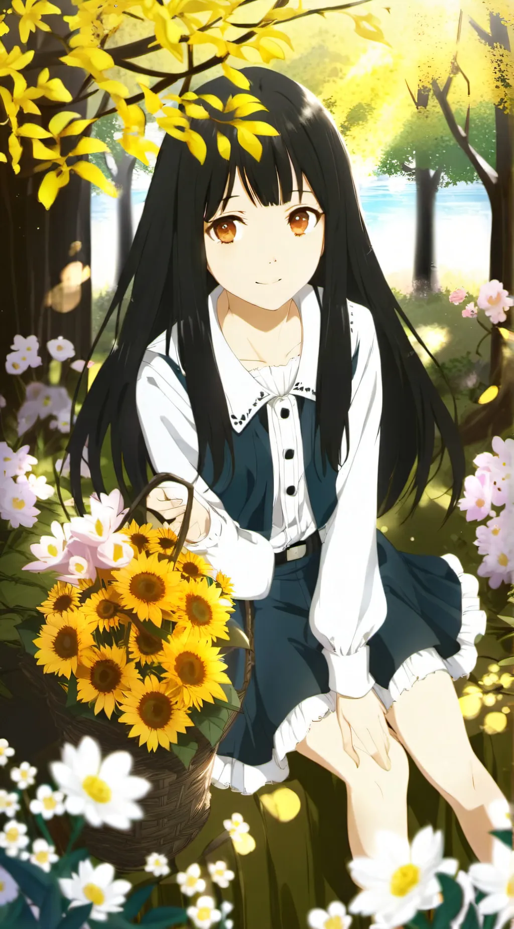 ai character: Luna background