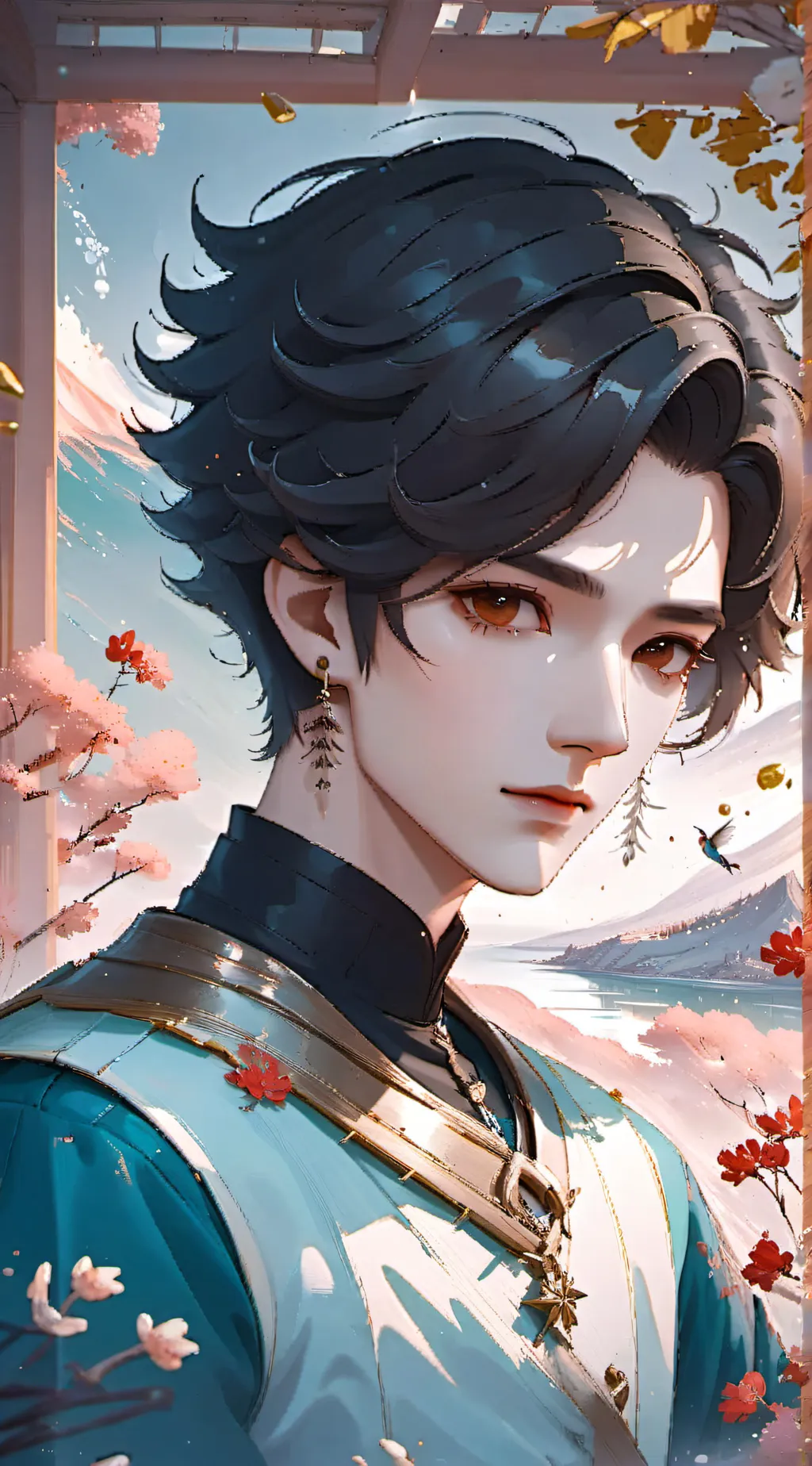 ai character: KPOP background