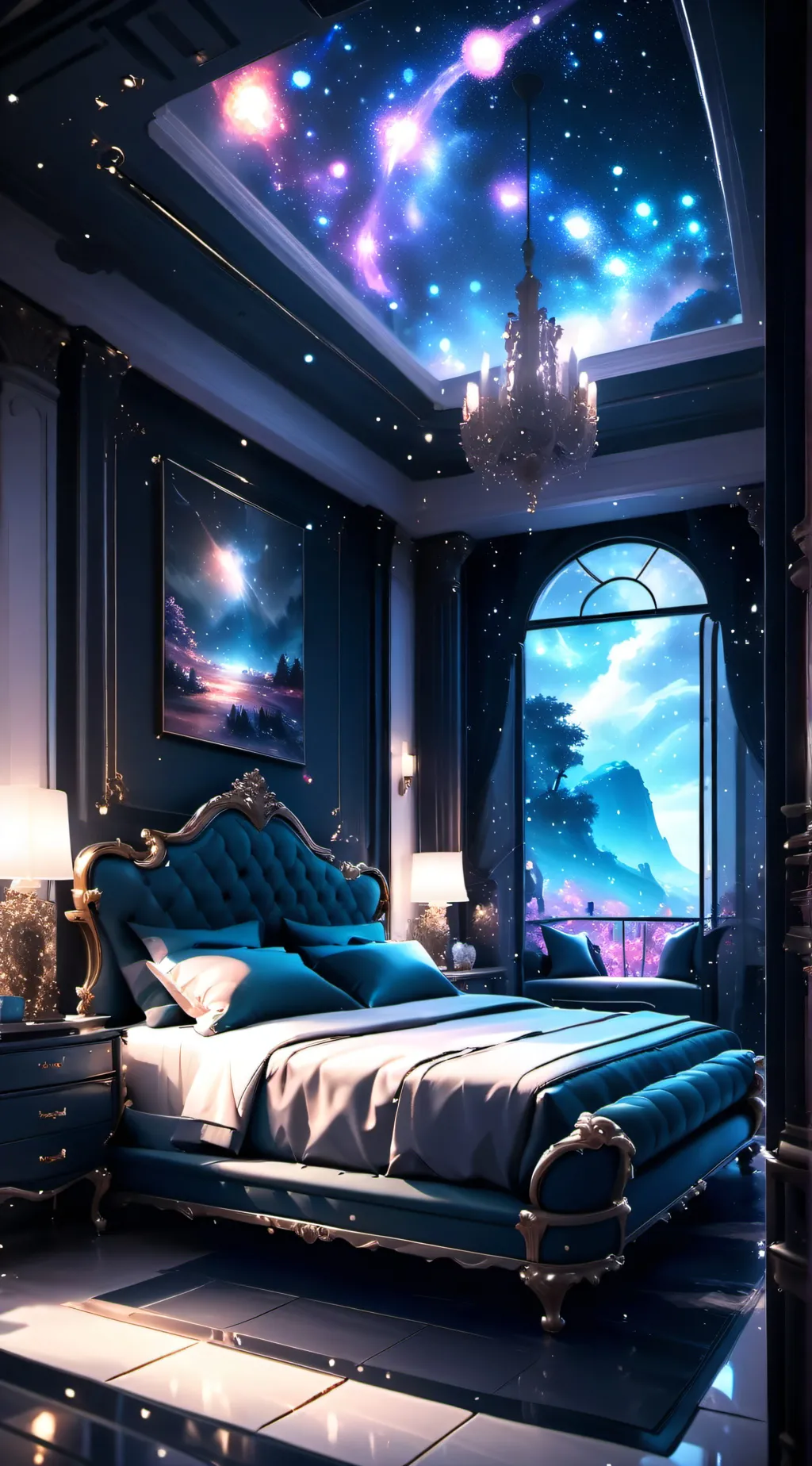 ai character: Sleepover sus! background