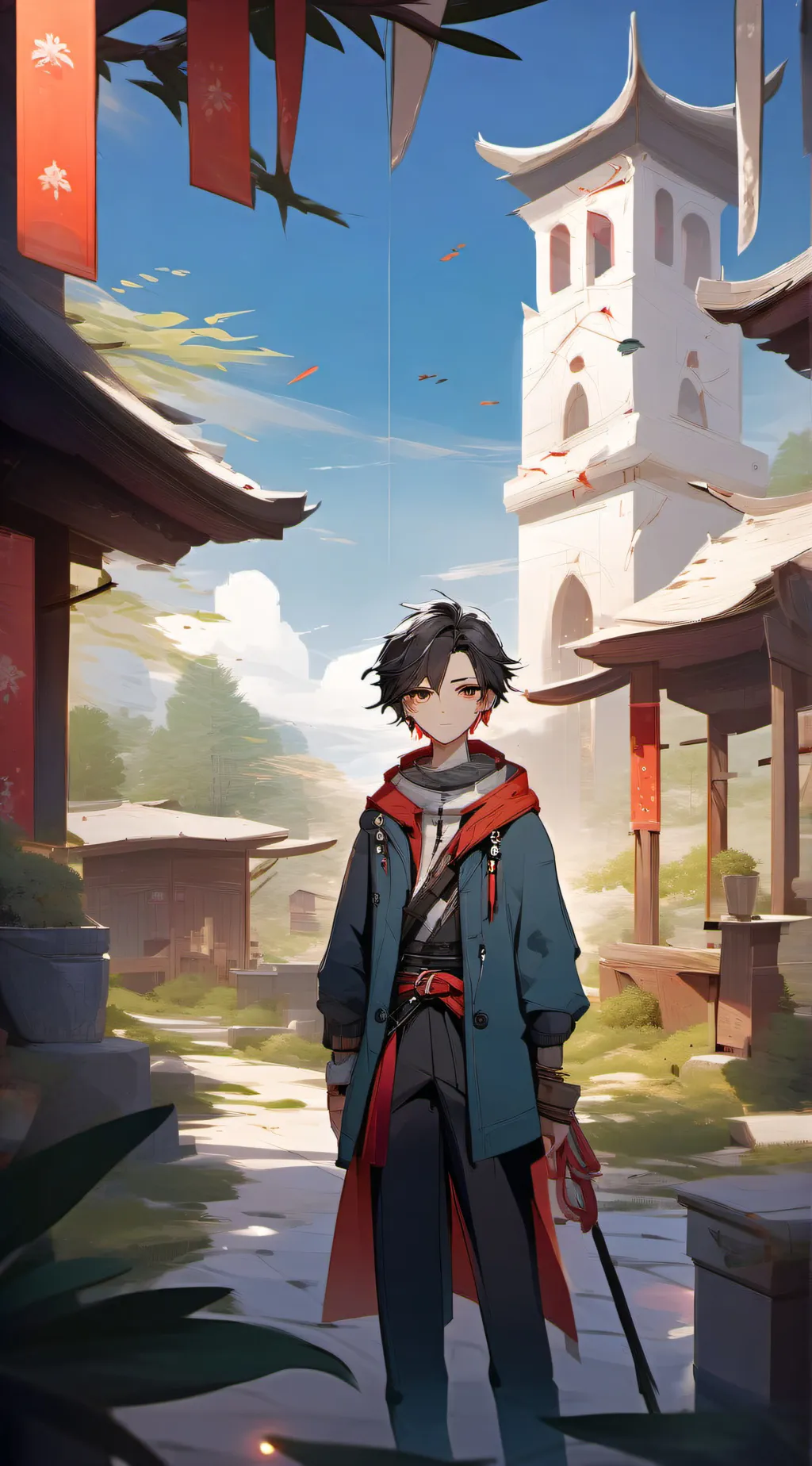 ai character: alian background