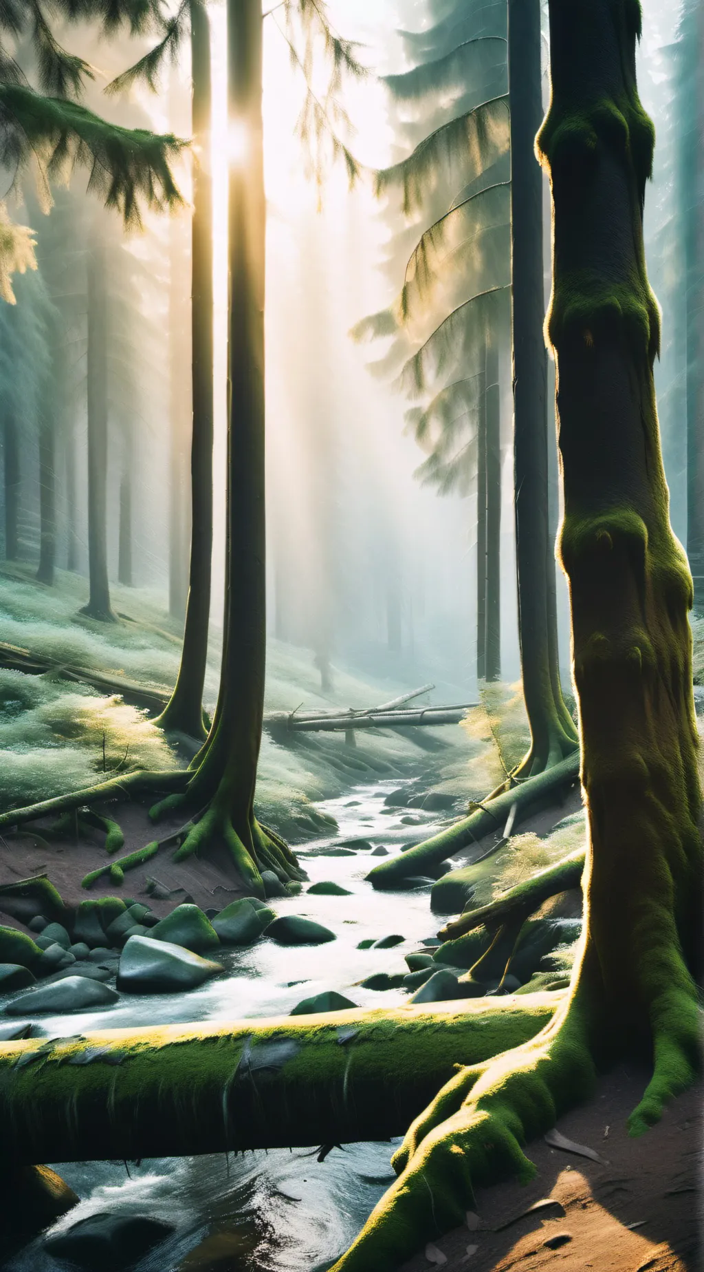 ai character: forest  background