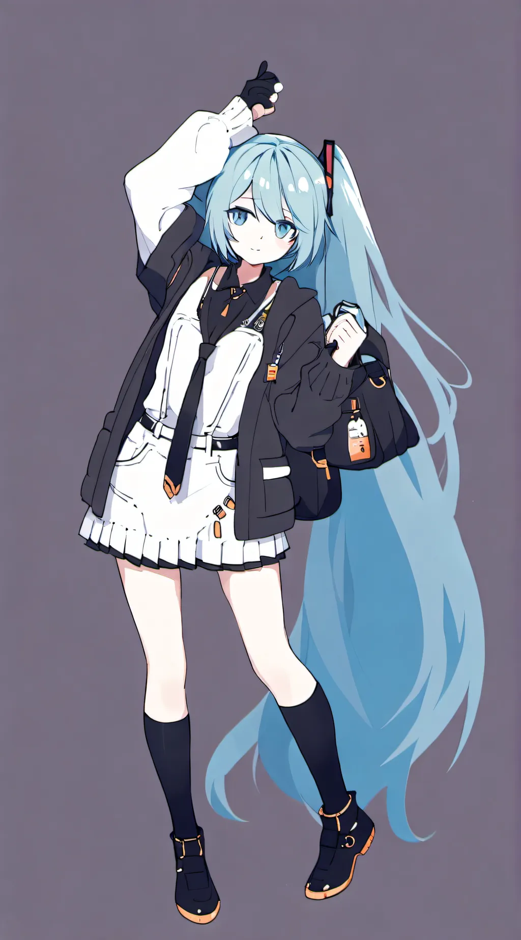 ai character: Miku background