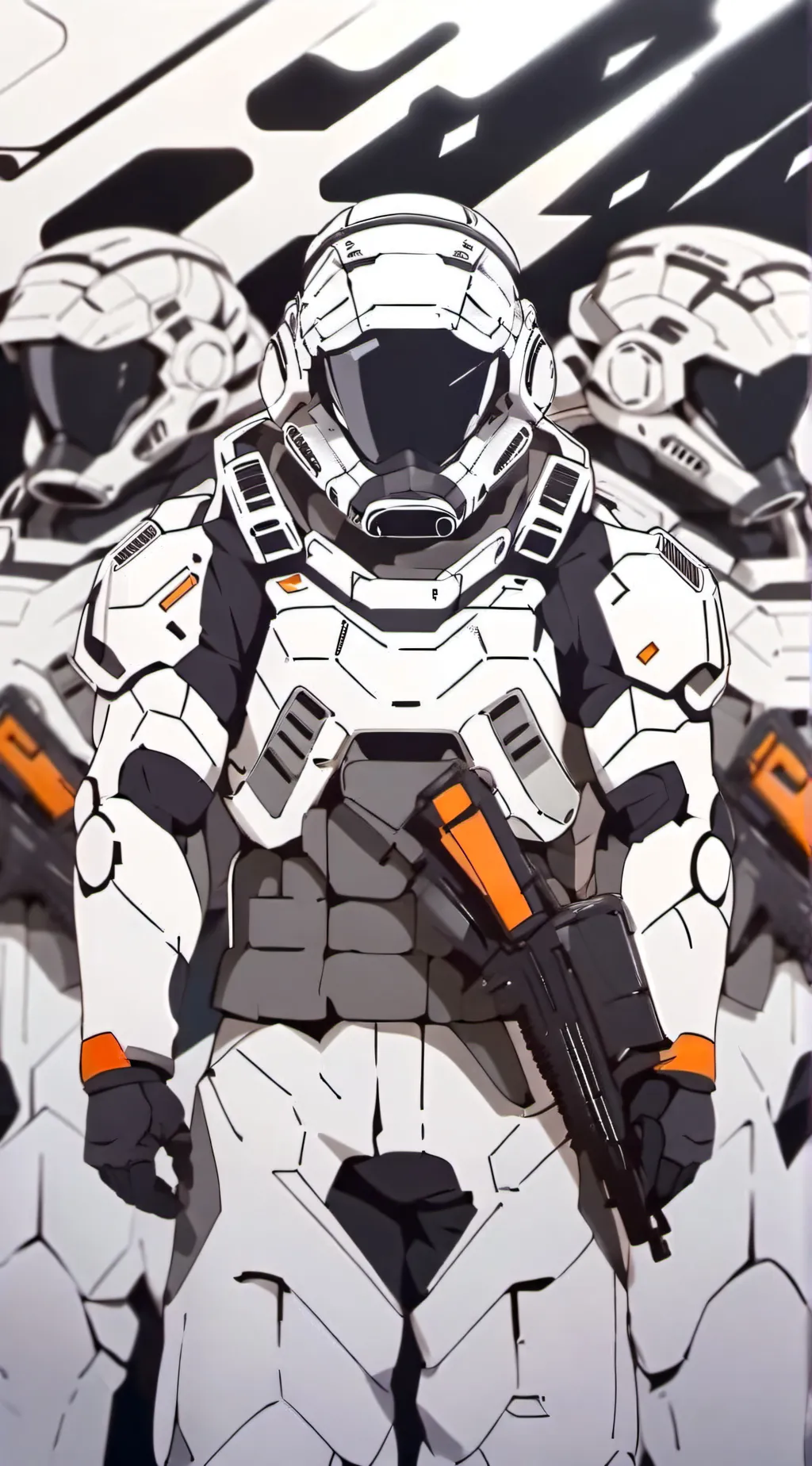 ai character: Kyron (space m) background