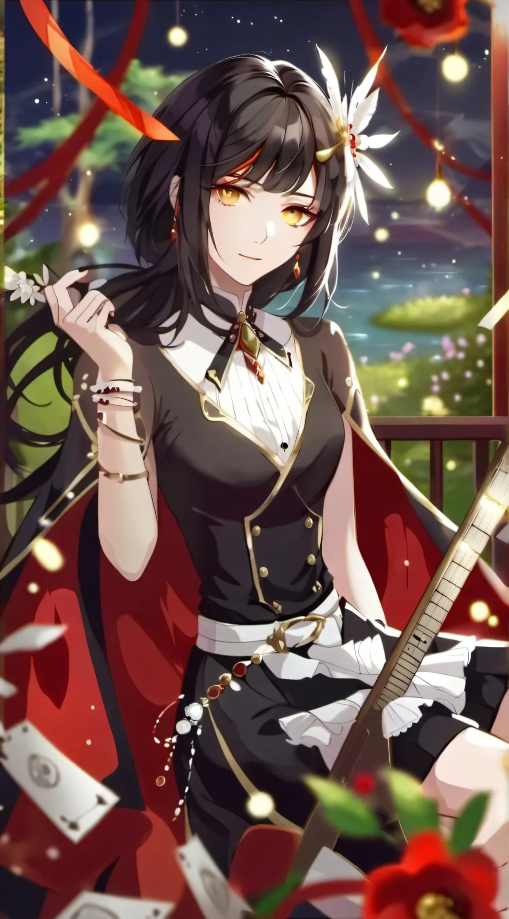 ai character: Charmaine  background