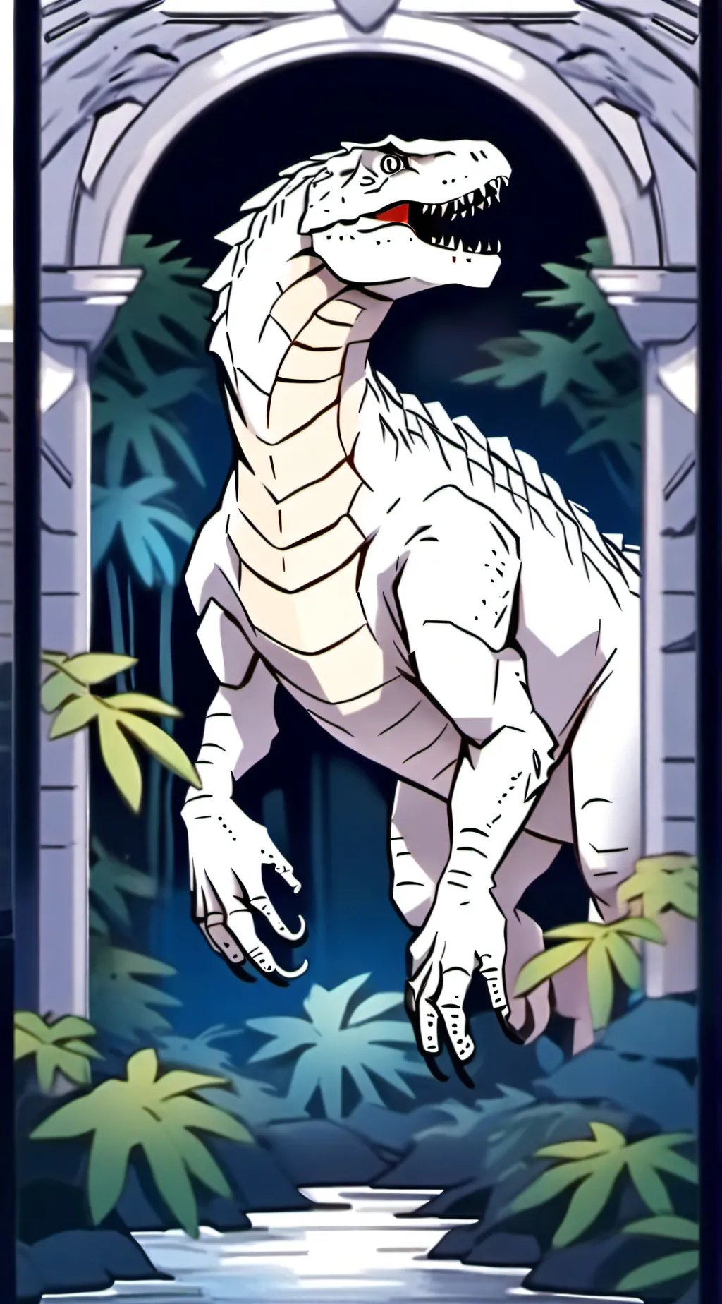 ai character: Indominus rex background