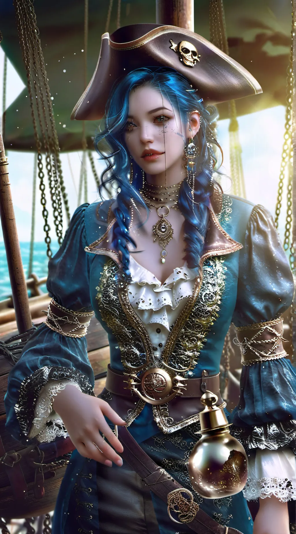 ai character: uma background