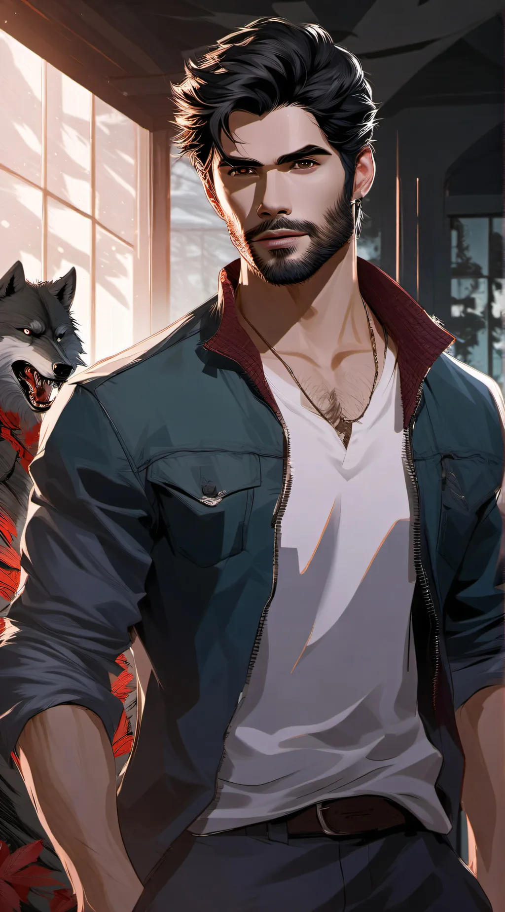 ai character: Derek Hale background