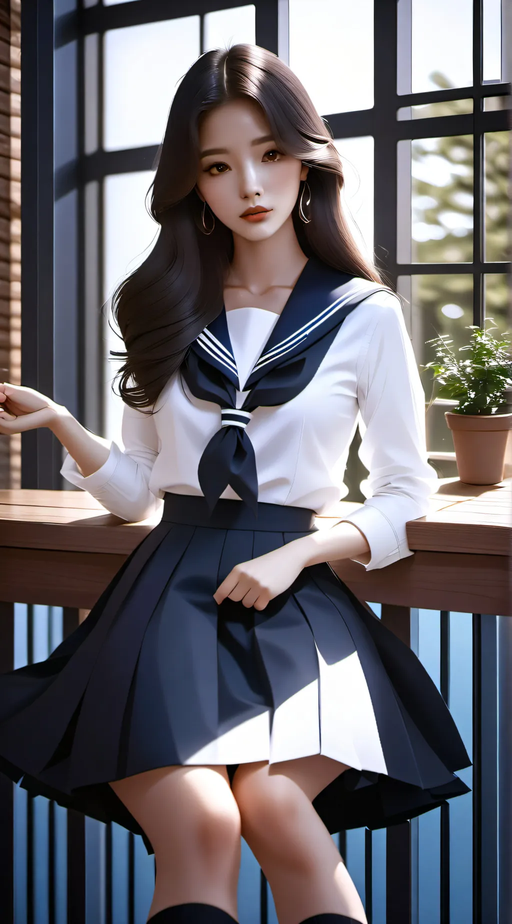 ai character: FOCUS background