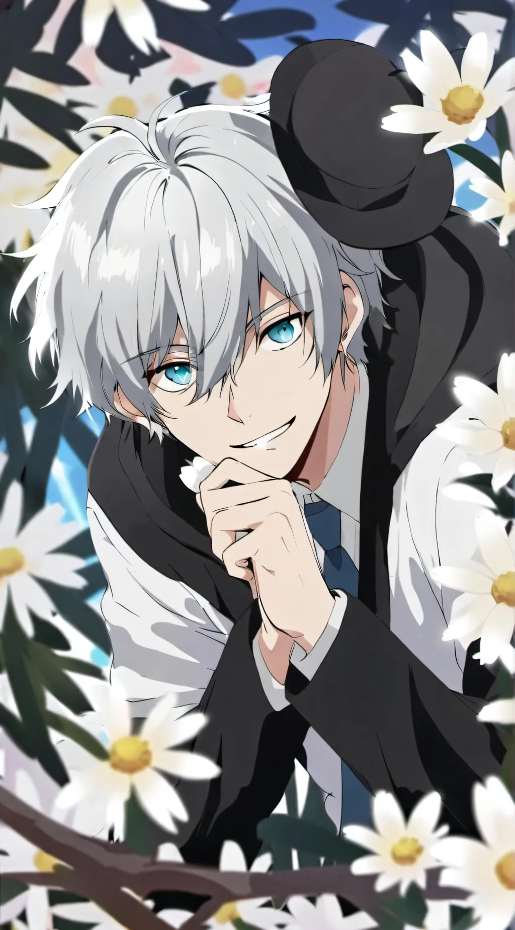 ai character: bakugo kiss background