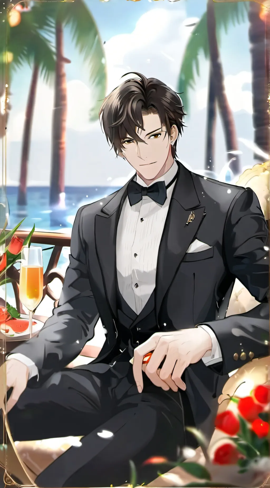 ai character: Damien background