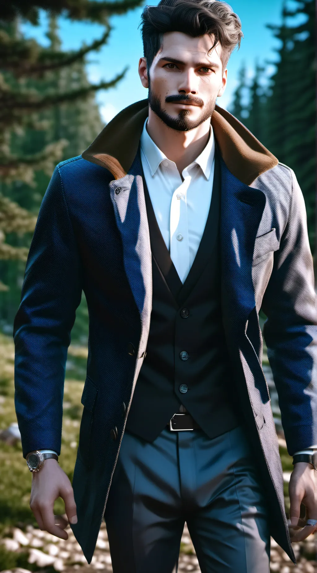 ai character: Asher  background