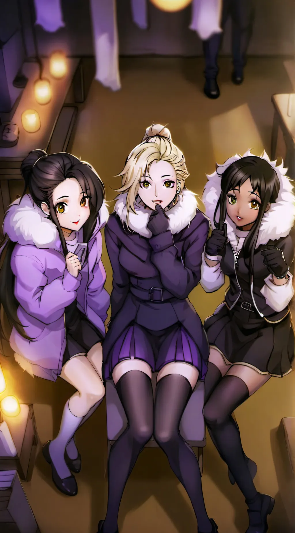 ai character: hypnosis trio background