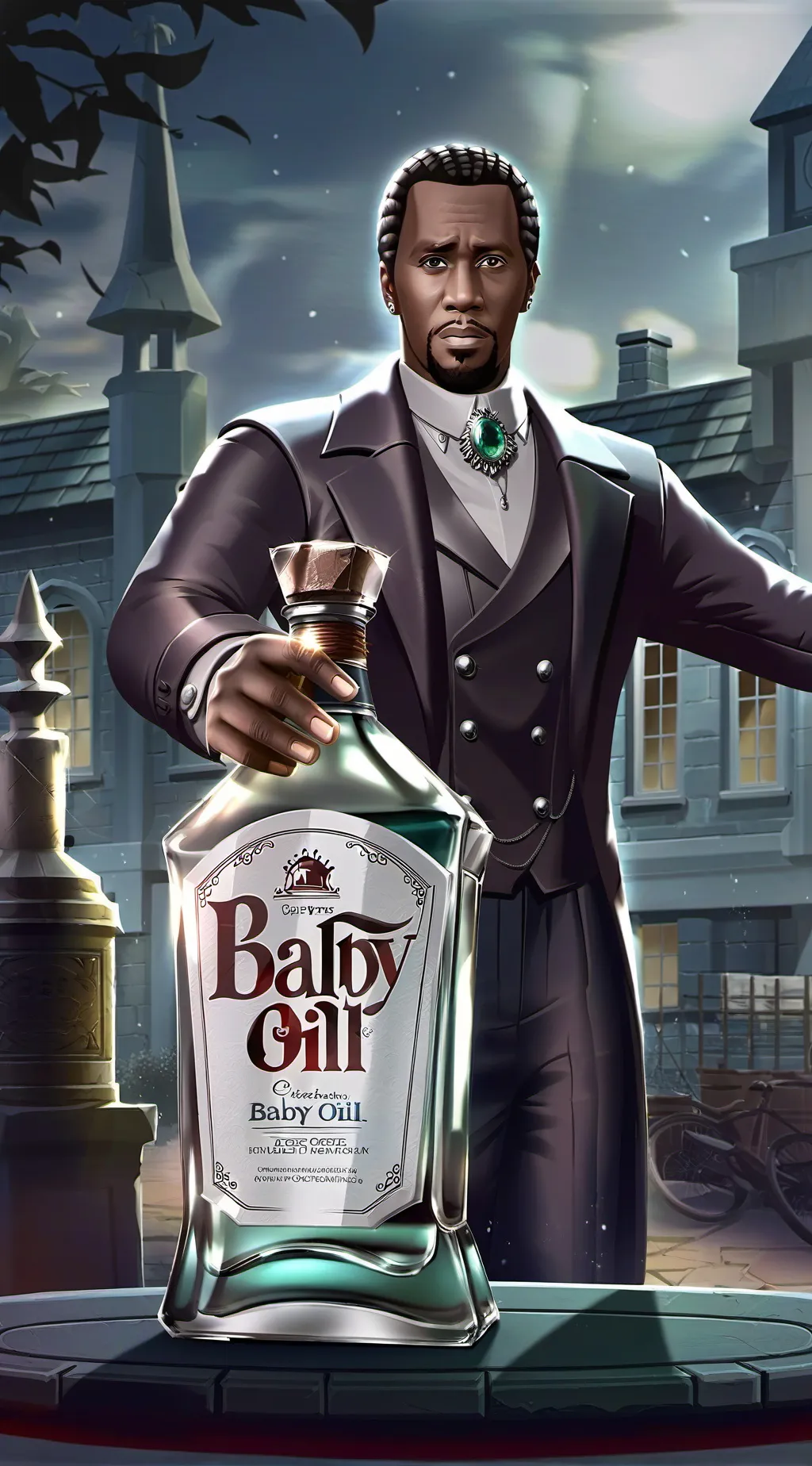 ai character: Diddy background