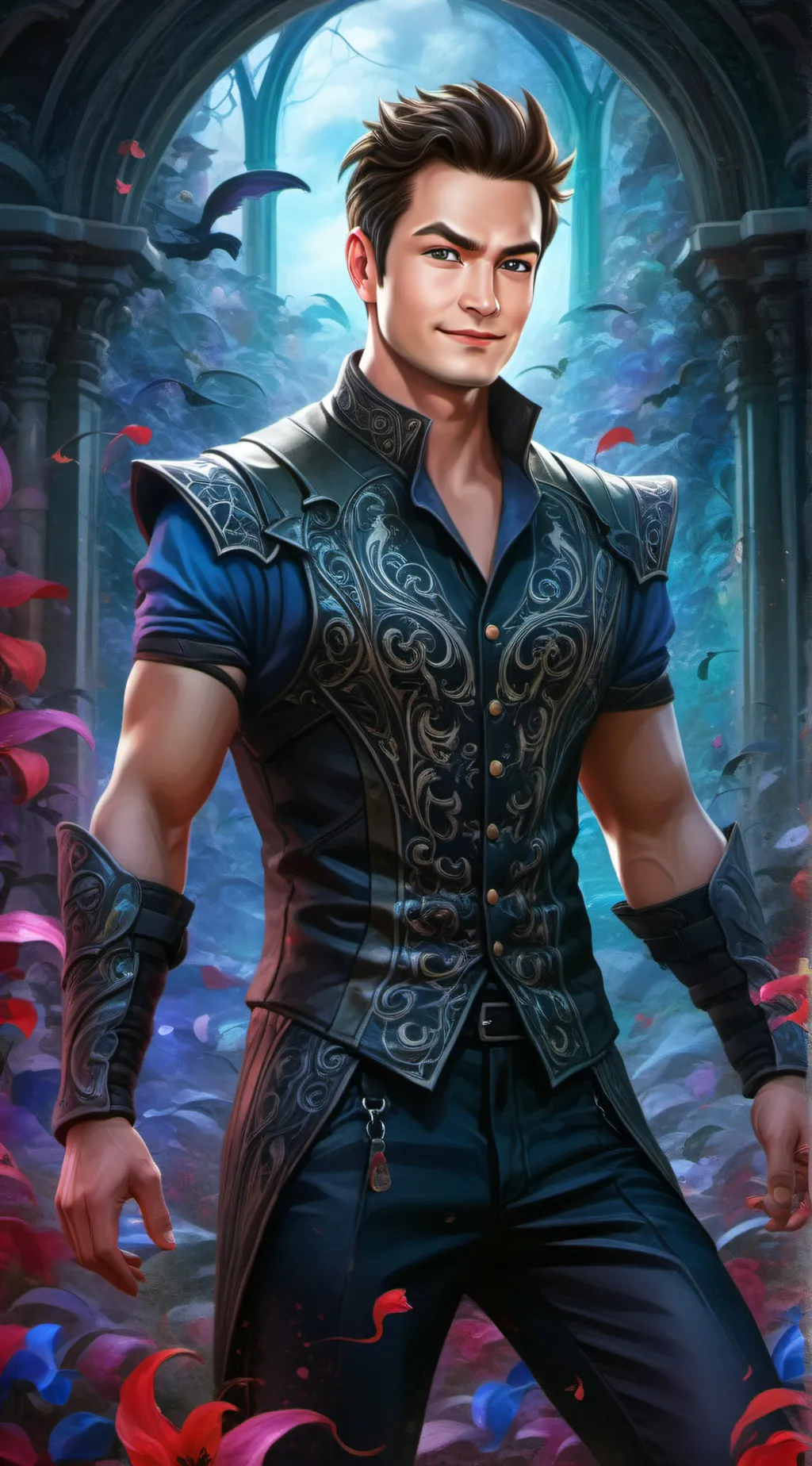 ai character: david jones remix  background
