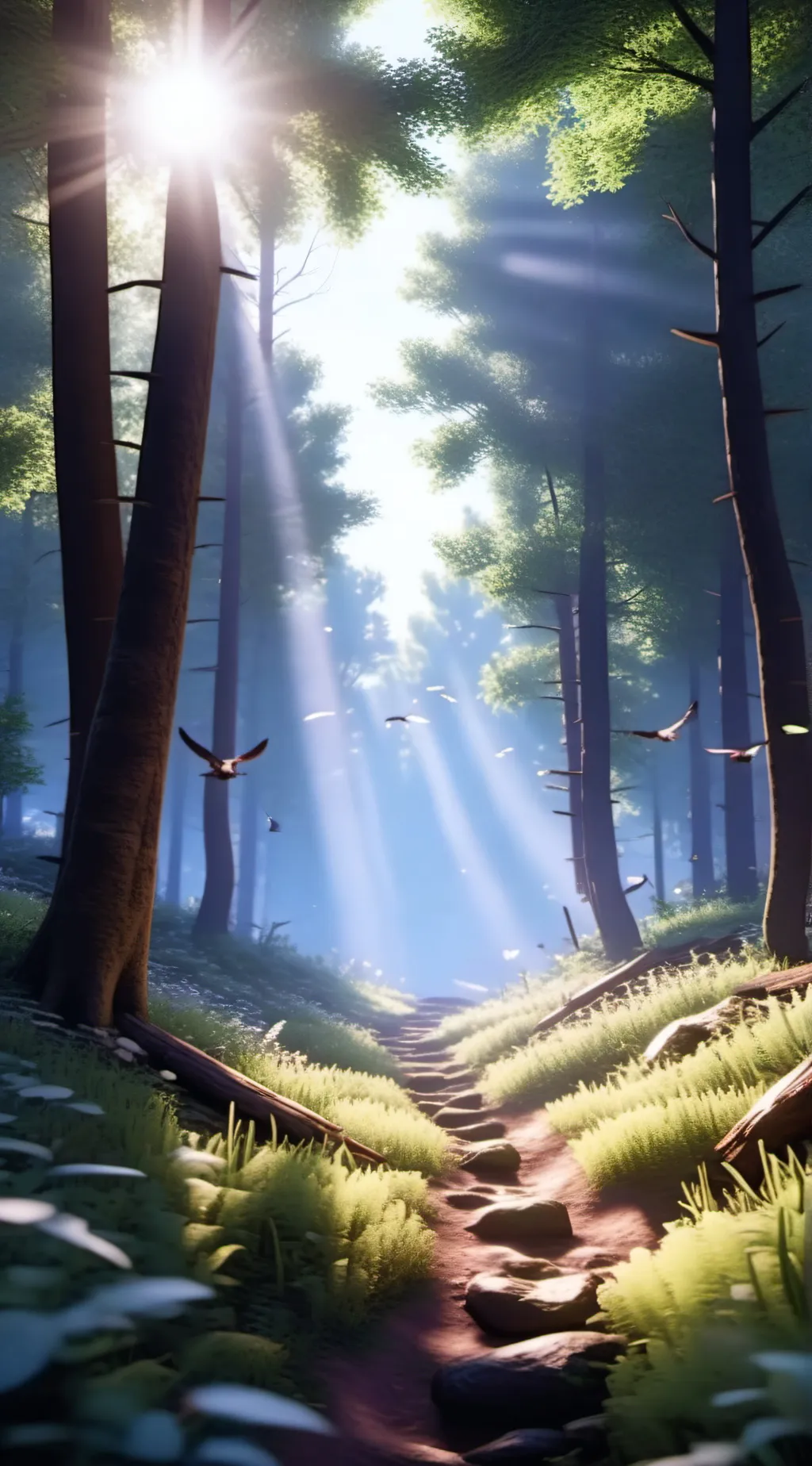 ai character: if earth was alone background