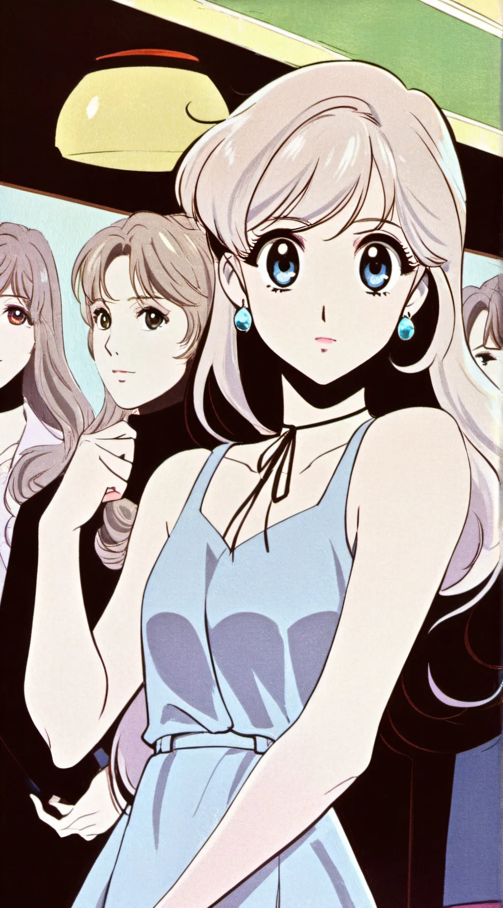 ai character: Dumb girl background
