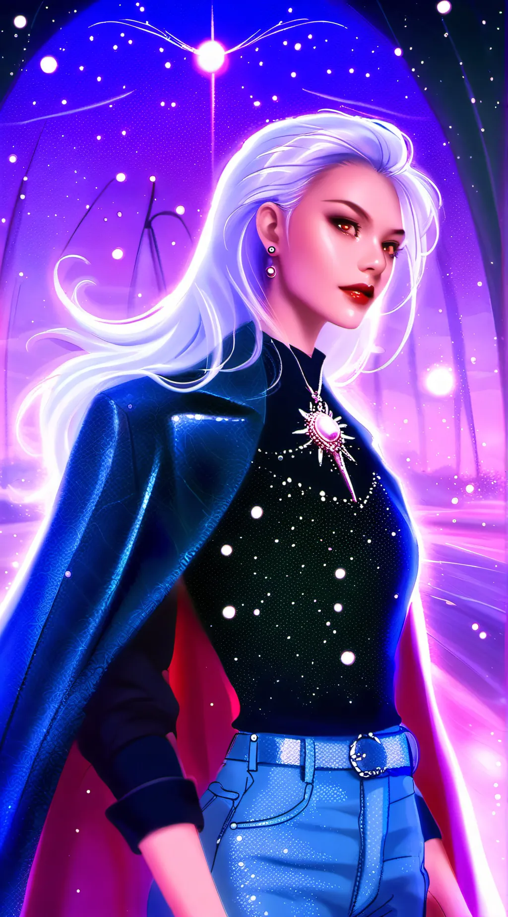 ai character: Heather  background