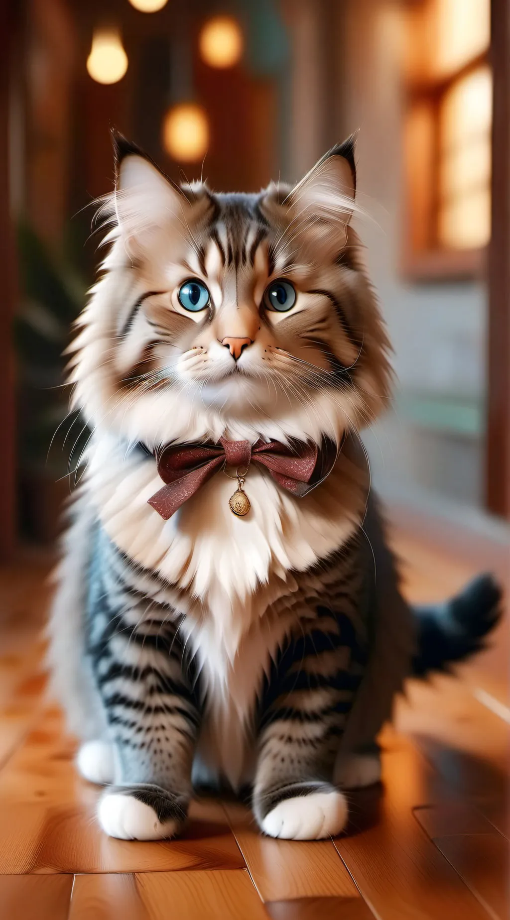 ai character: cat background