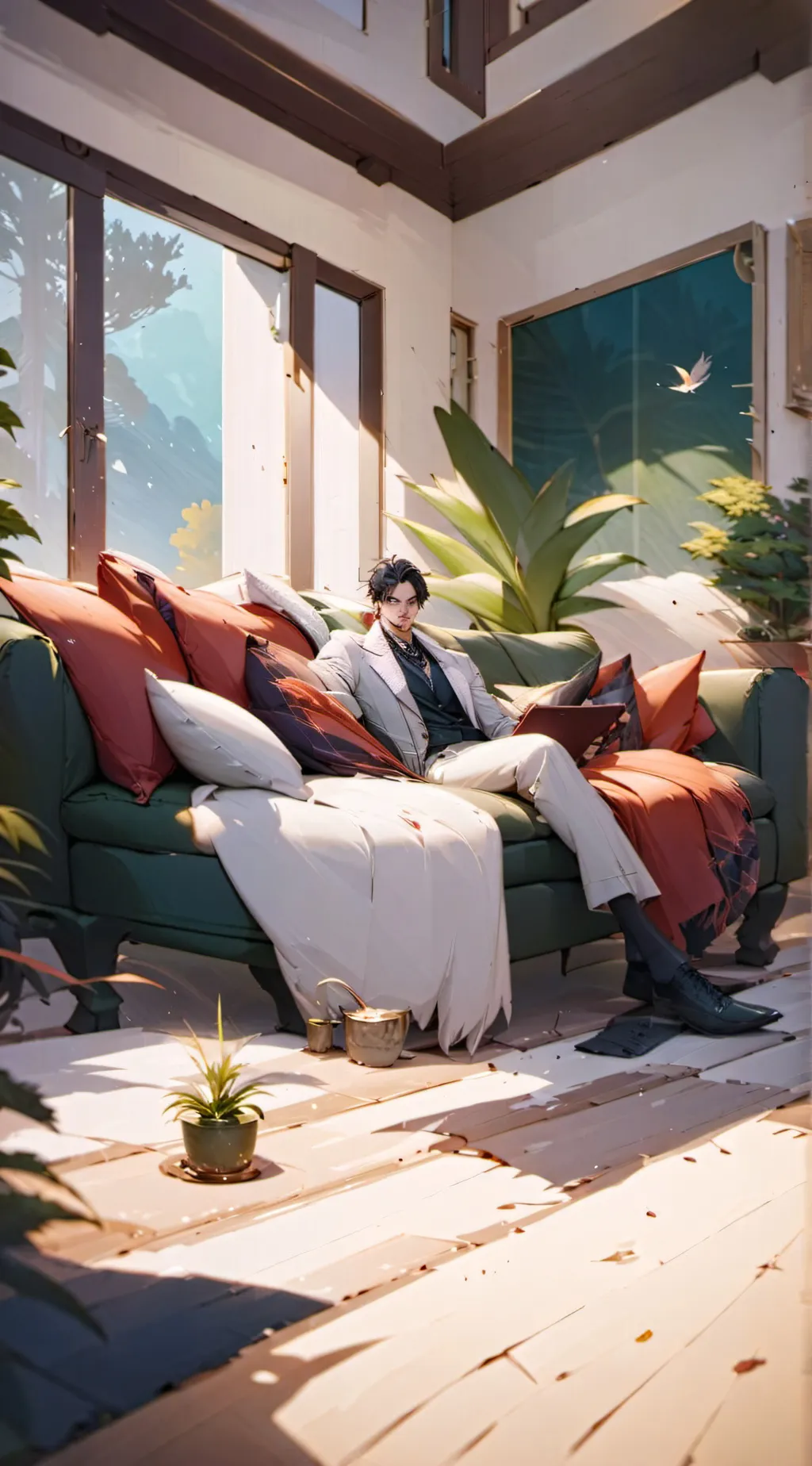 ai character: Kai background