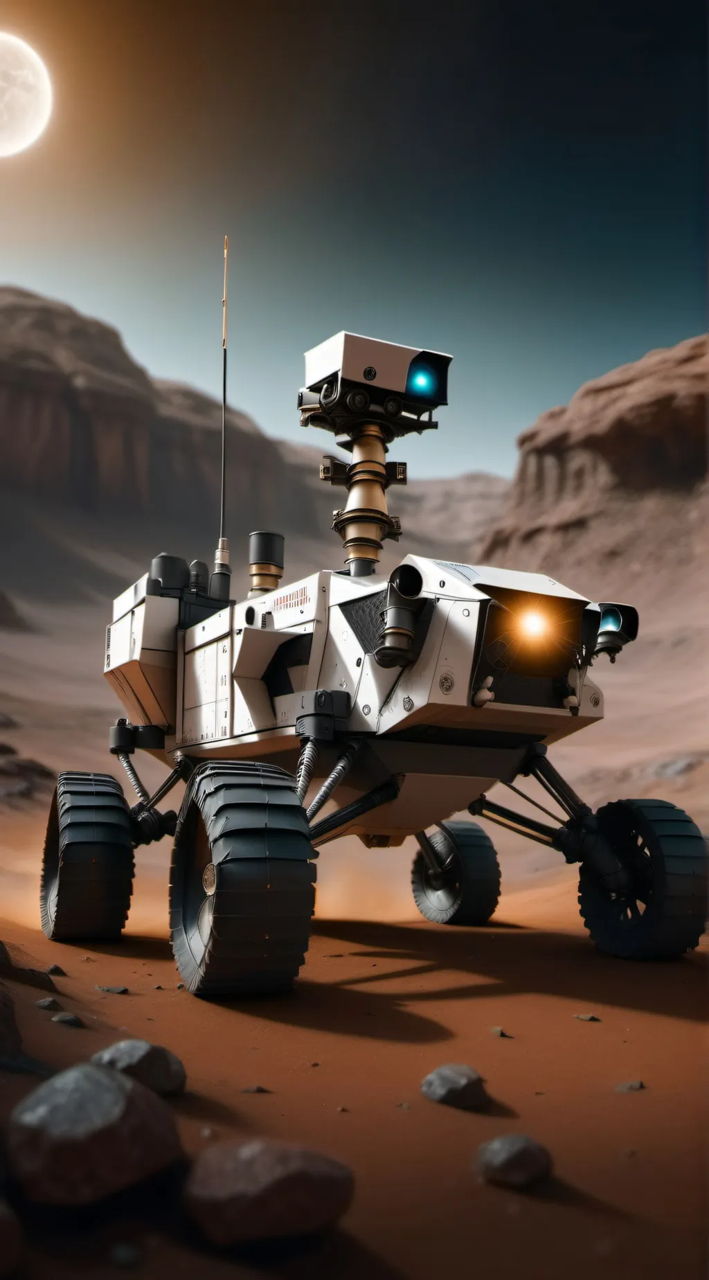 ai character: +×mars rover×+ background