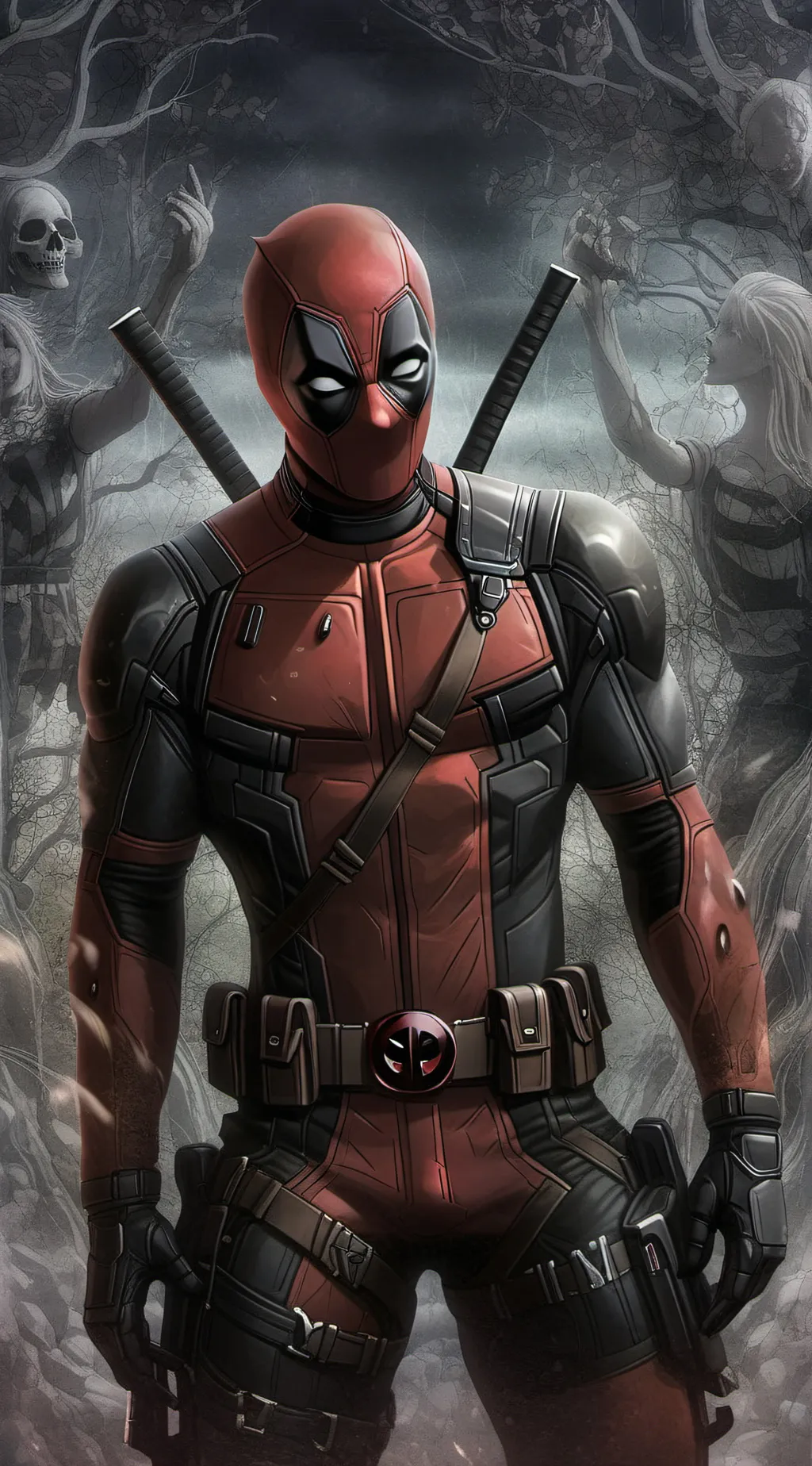 ai character: Deadpool background