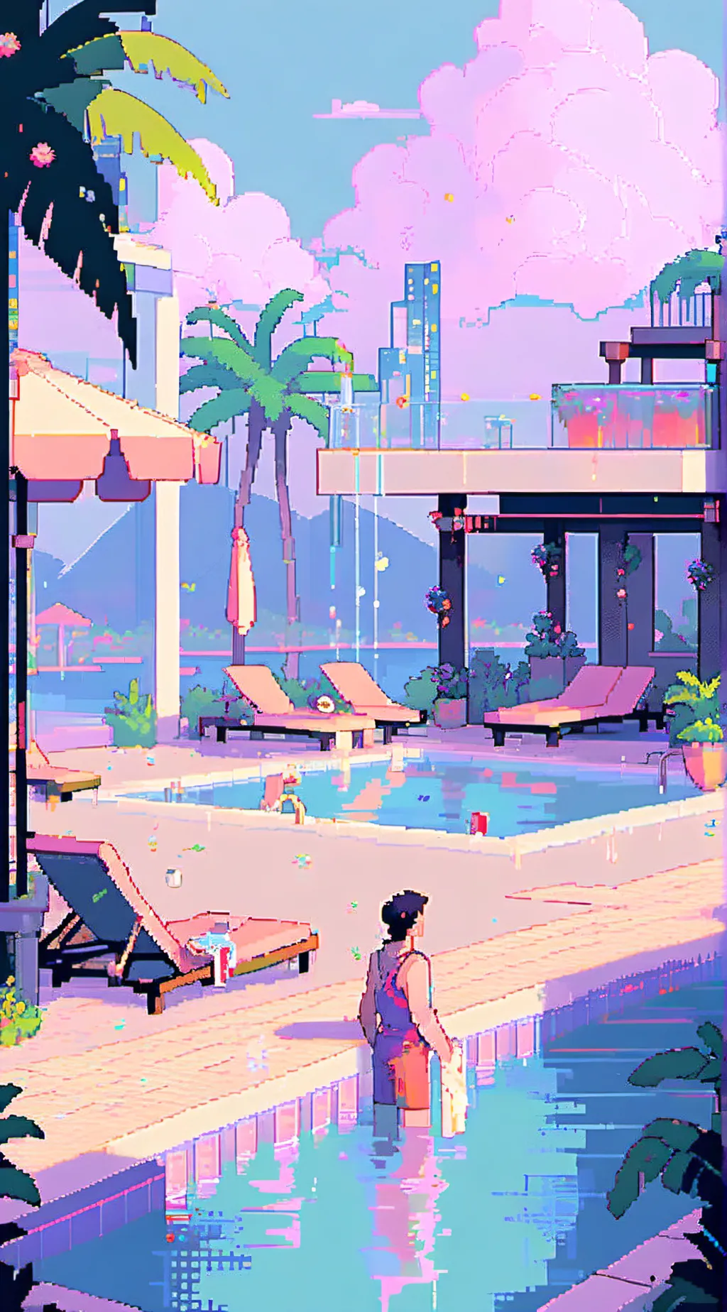 Talkie AI - Chat with MHA pool party 1