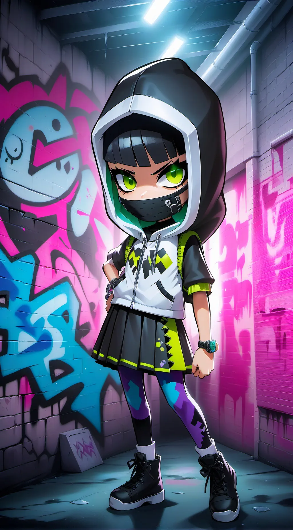 ai character: Skullz background