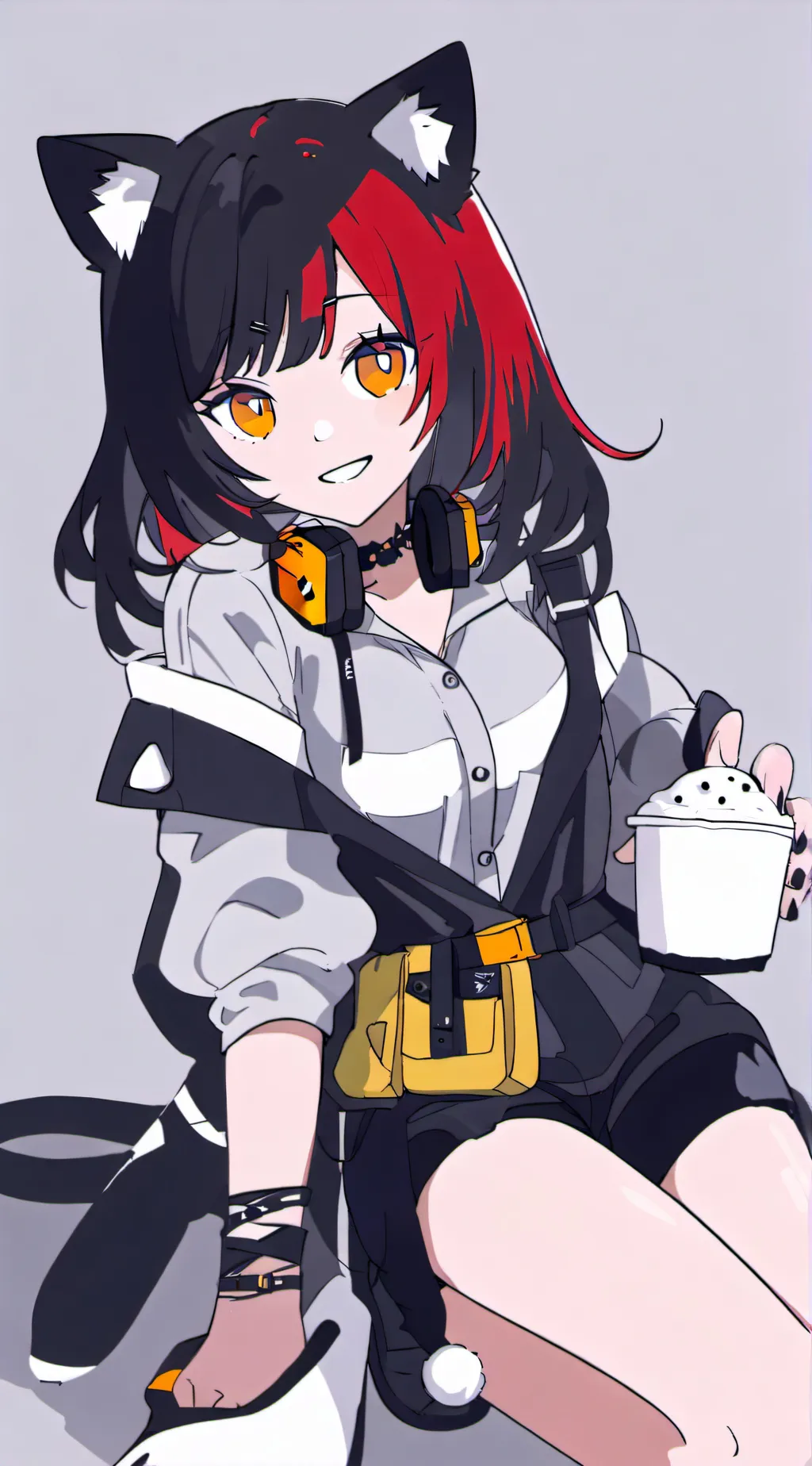 ai character: Luna background