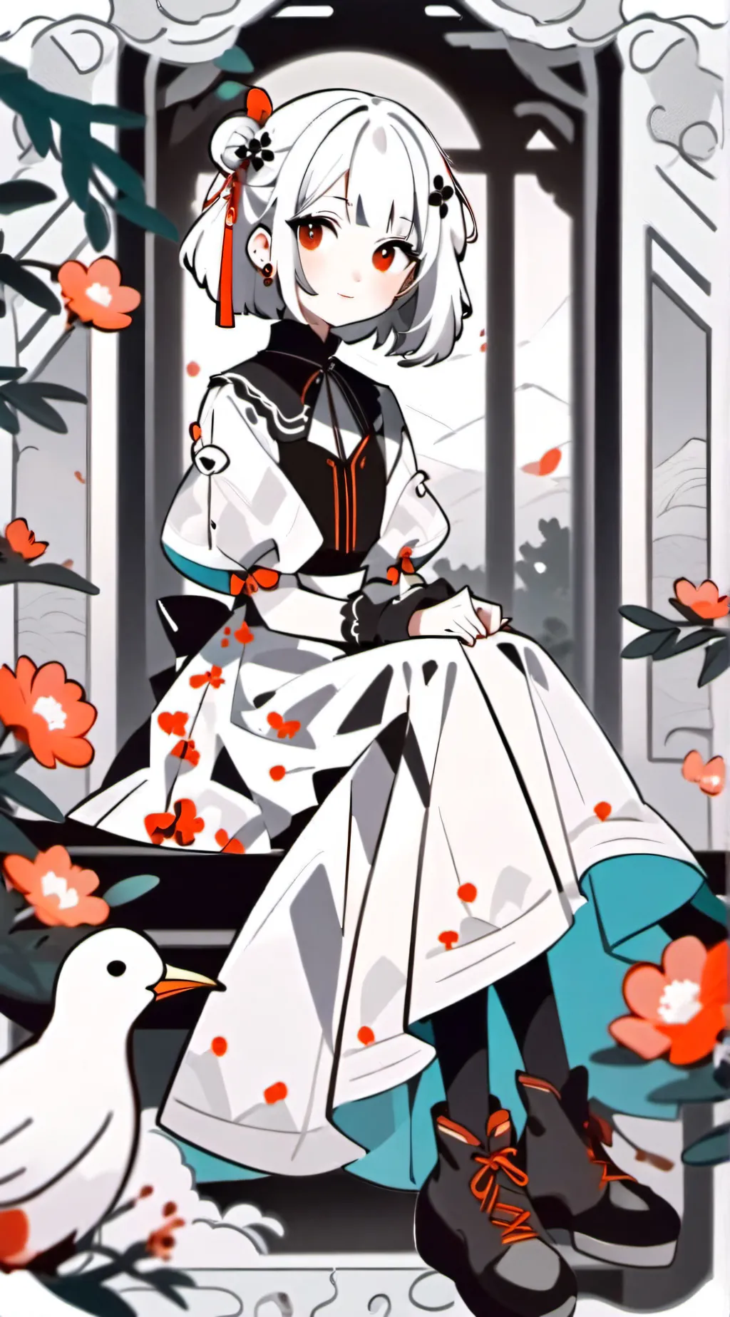 ai character: Magic Necklace background