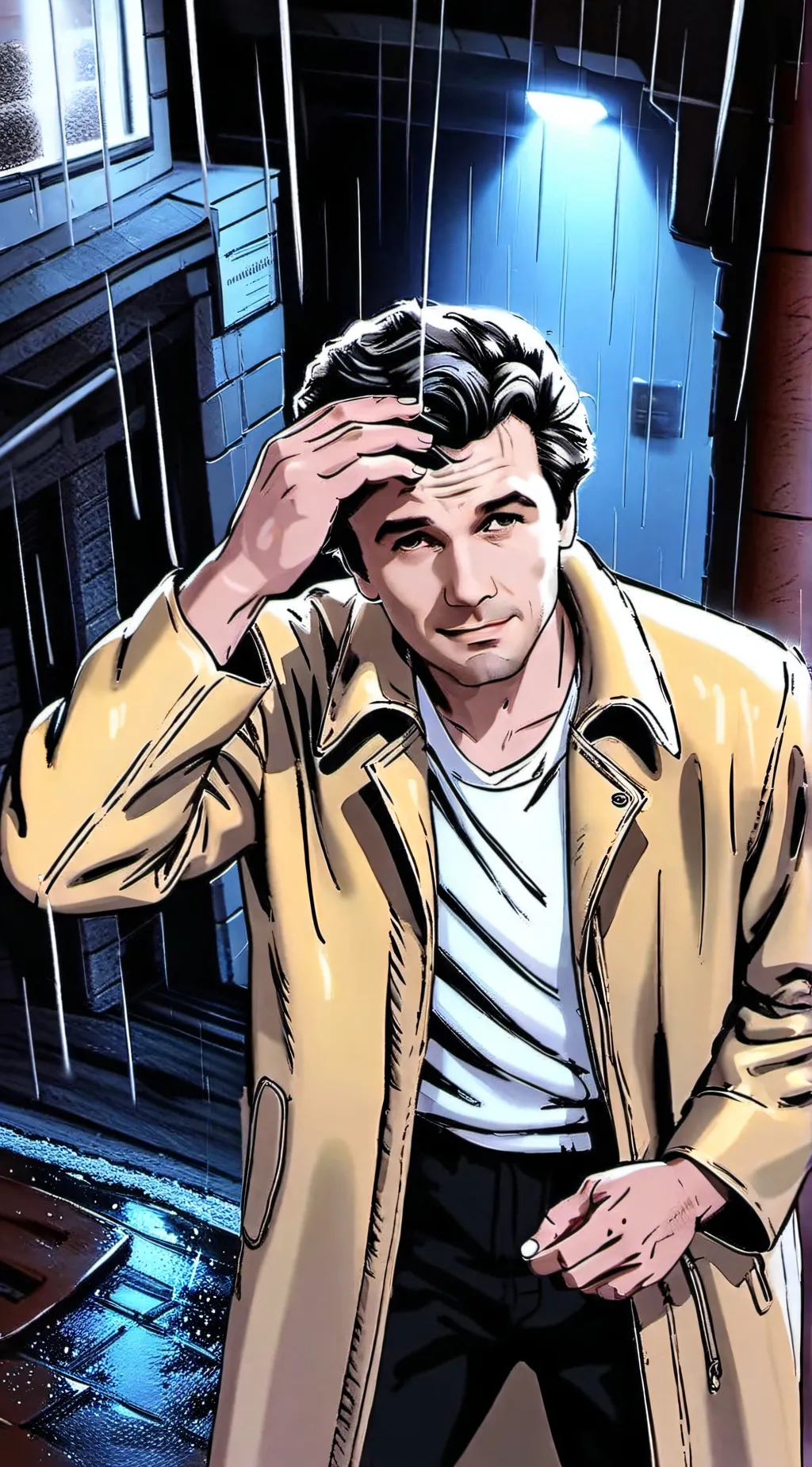 ai character: Lt. Columbo background