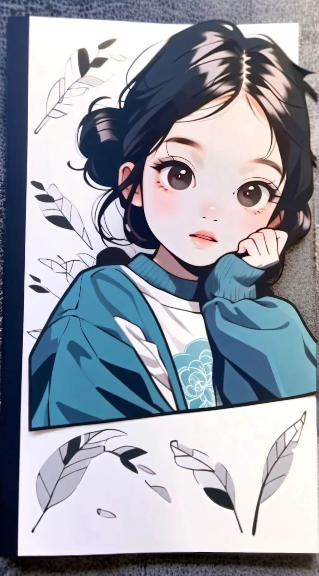 ai character: Amber background