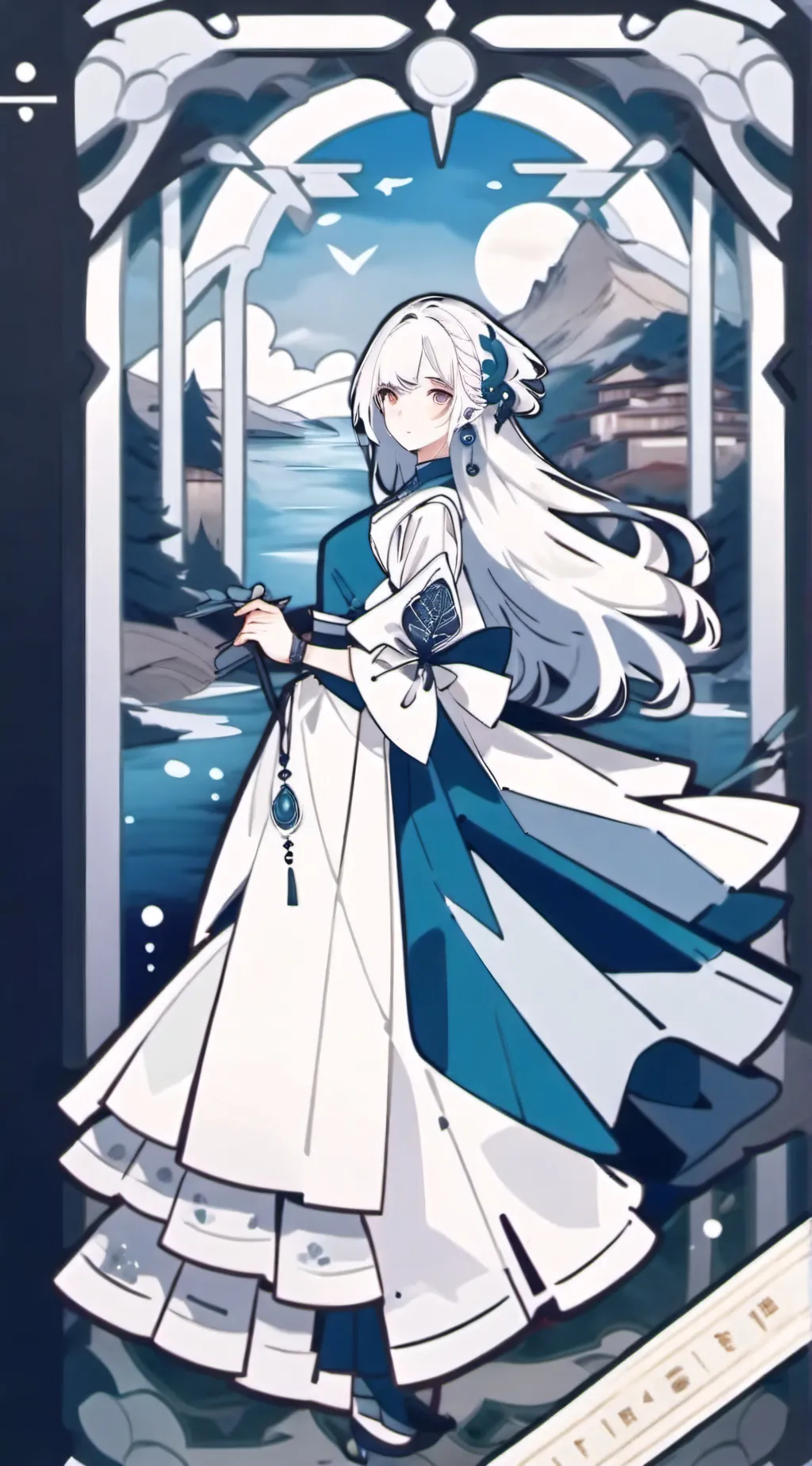 ai character: Demon slayer, mah background