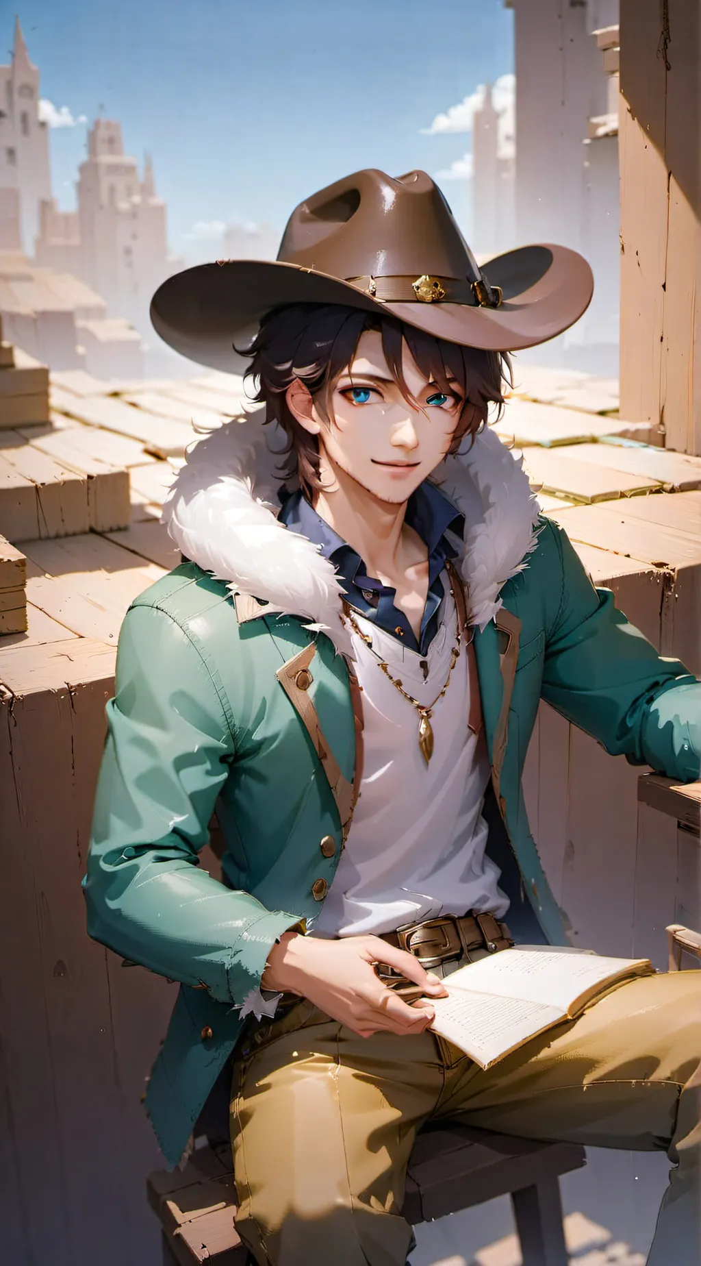 ai character: friend group background