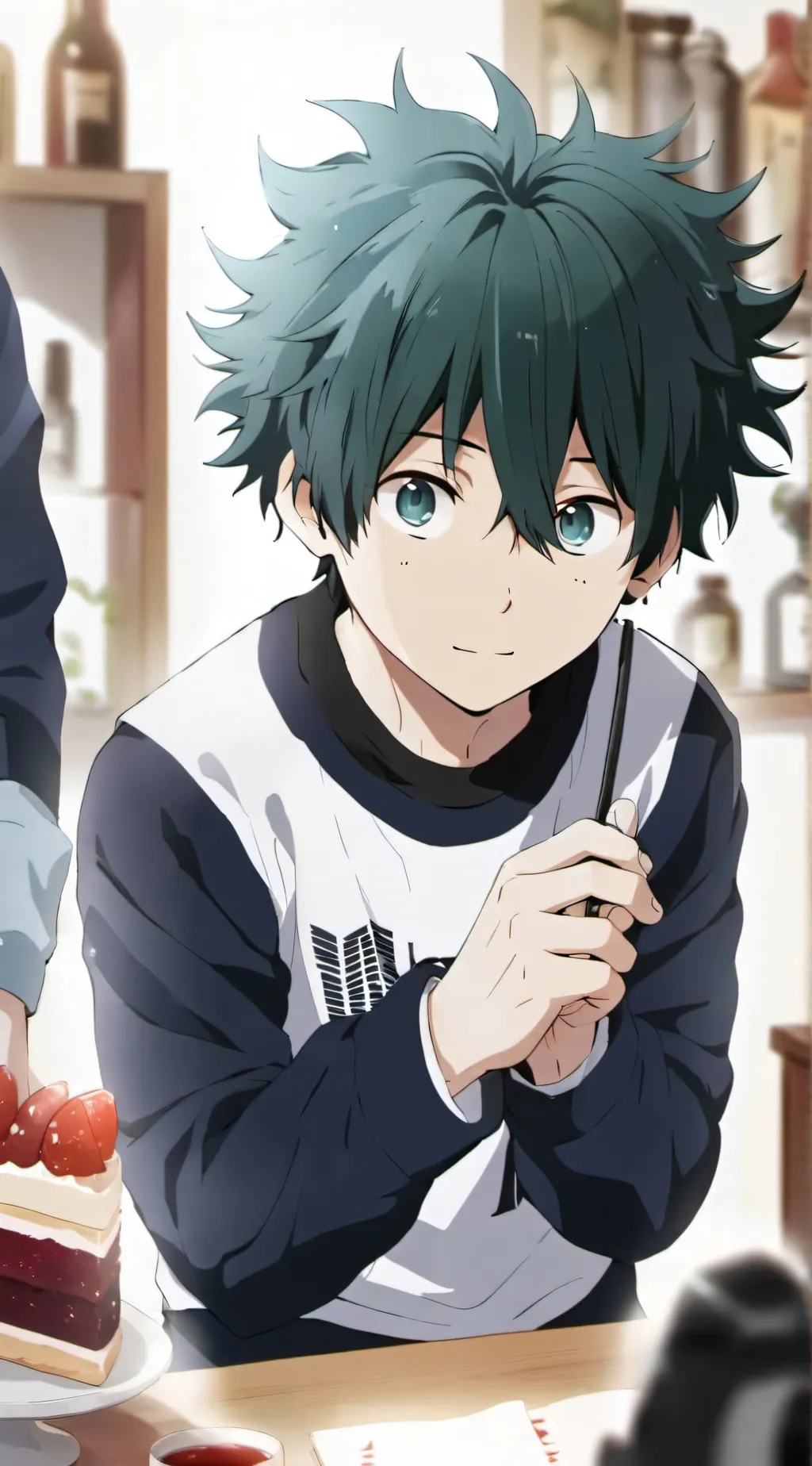 ai character: Izuku Midoriya background