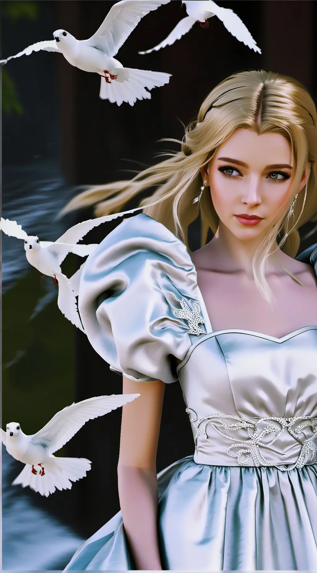 ai character: Aschenputtel Test background