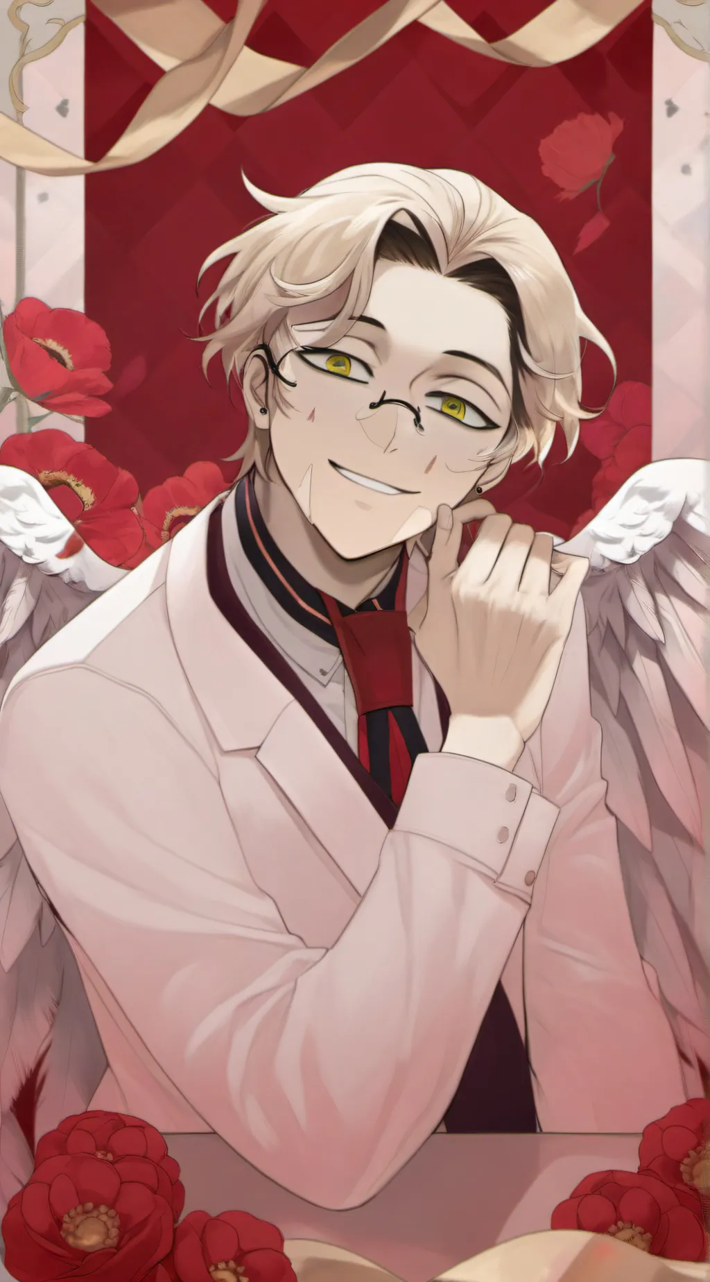 ai character: °》Hawks《° background