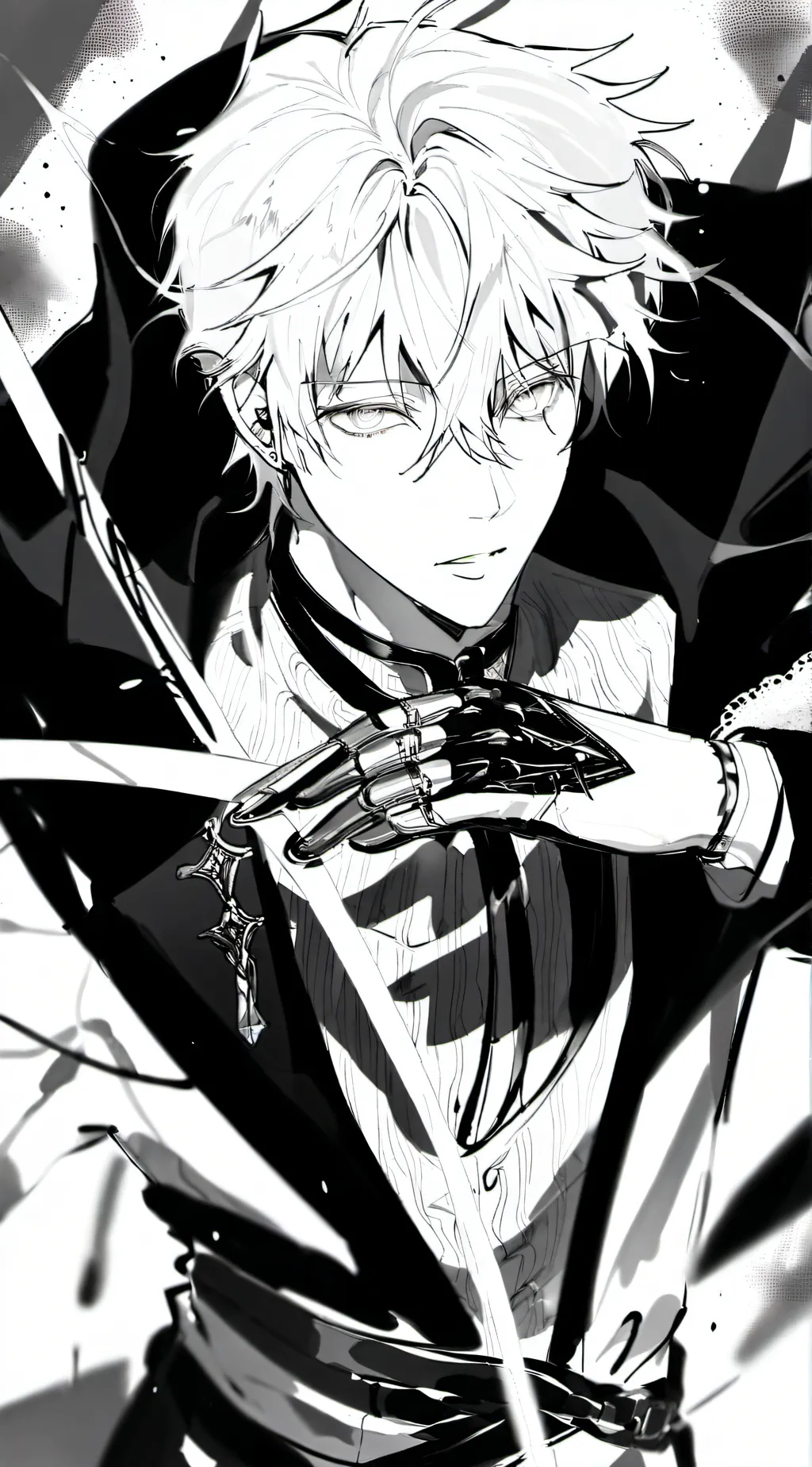 ai character: satoru gojo background