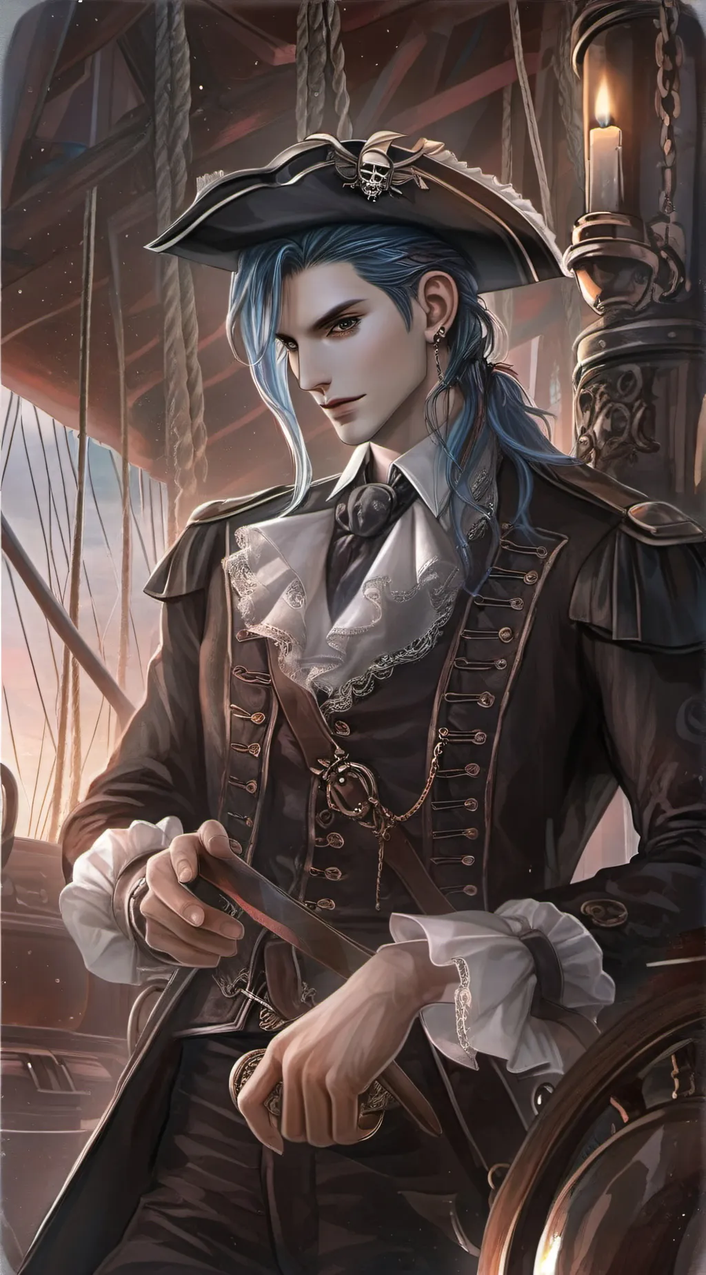 ai character: Captain Arcane background