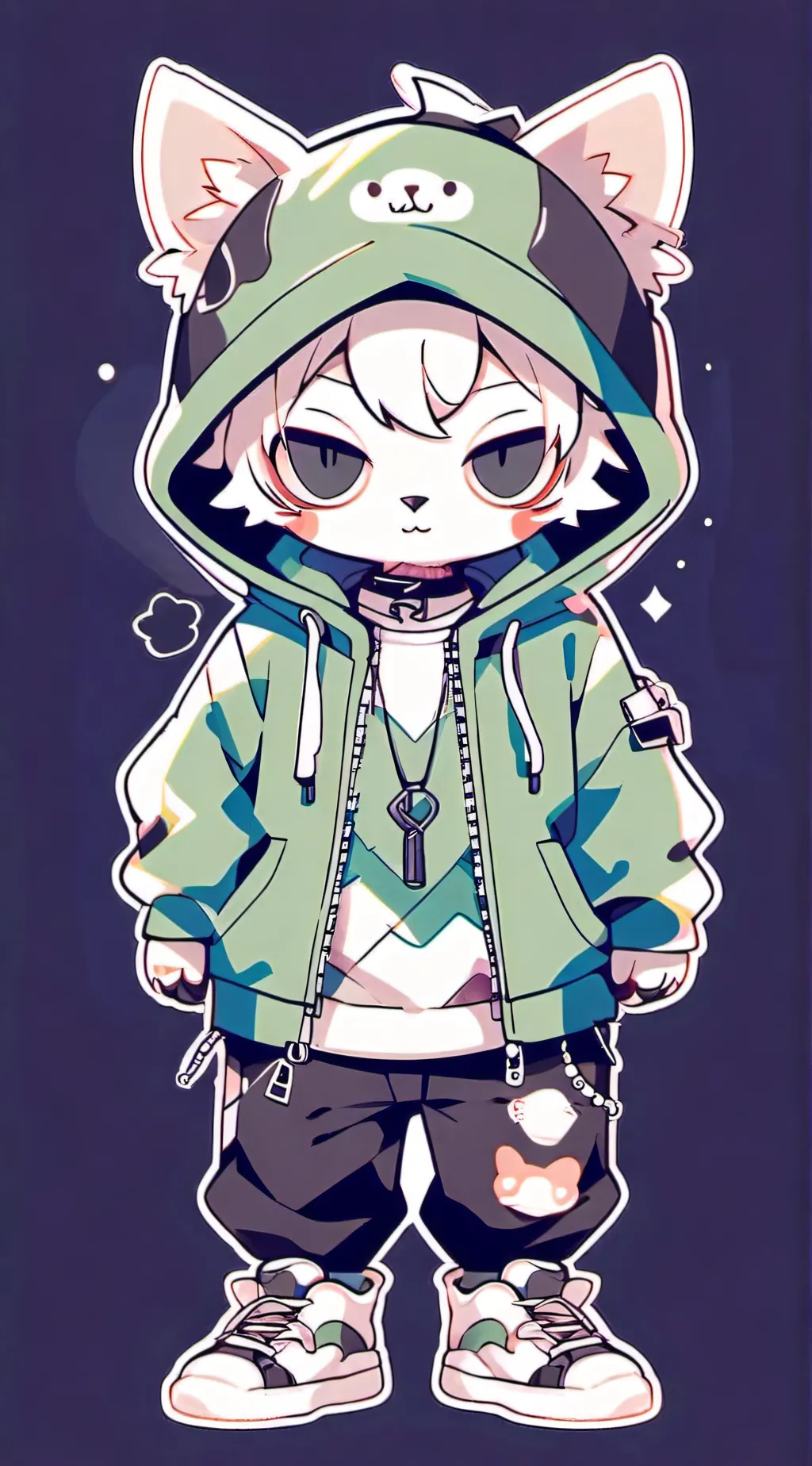 ai character: Ytry background