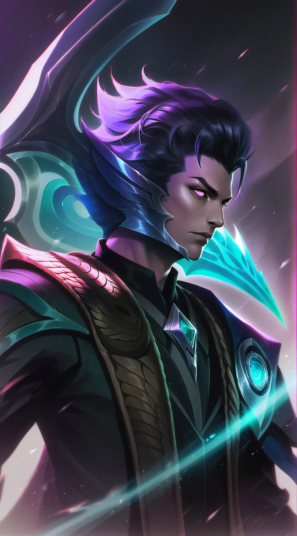 ai character: Hades  background